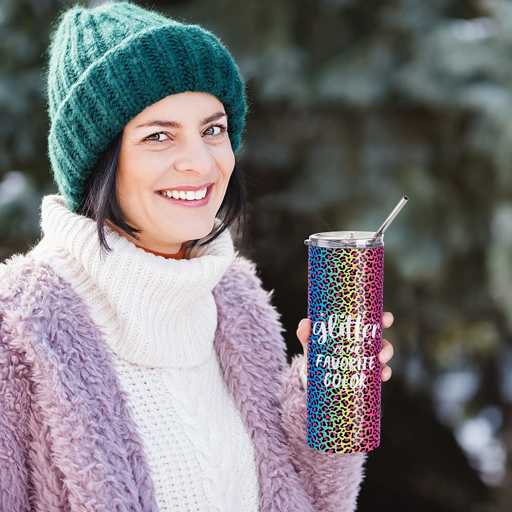 Craft Express 20 OZ Sublimation Tumblers Blanks Skinny Straight Glossy White-Stainless Steel Tumblers Cups Mugs Perfect for Tumbler Heat Press Crafting-Set of 4