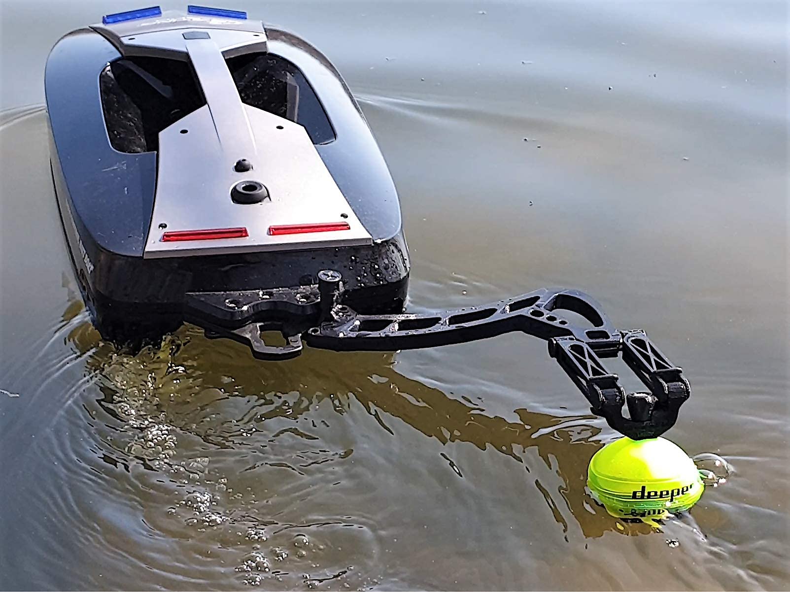 Wavemount - Support Deeper pour tous les bateaux d'alimentation et bateaux pneumatiques (kit de fixation)
