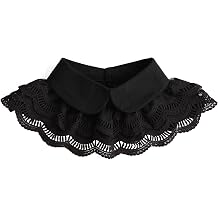 Lace Clown Collar Neck Ruffle Victorian Jester Collars Dicky Collar