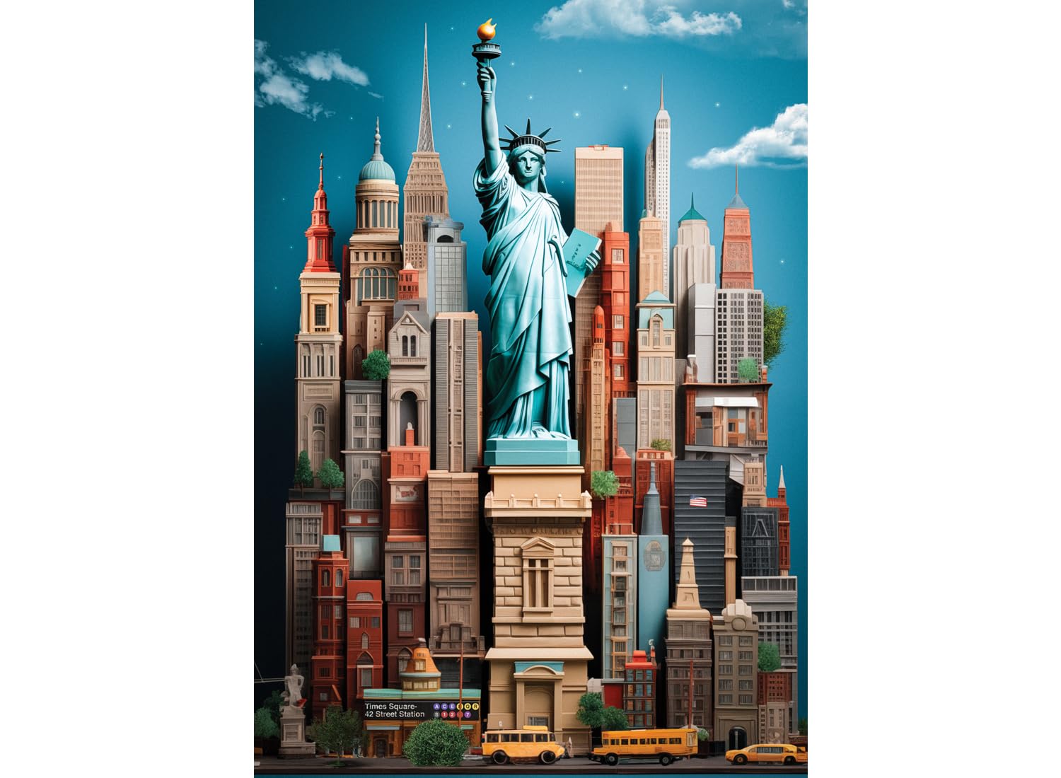 Ravensburger Puzzle 17108 - Winter in New York - 1500 Teile Puzzle für Kinder und Erwachsene ab 14 Jahren