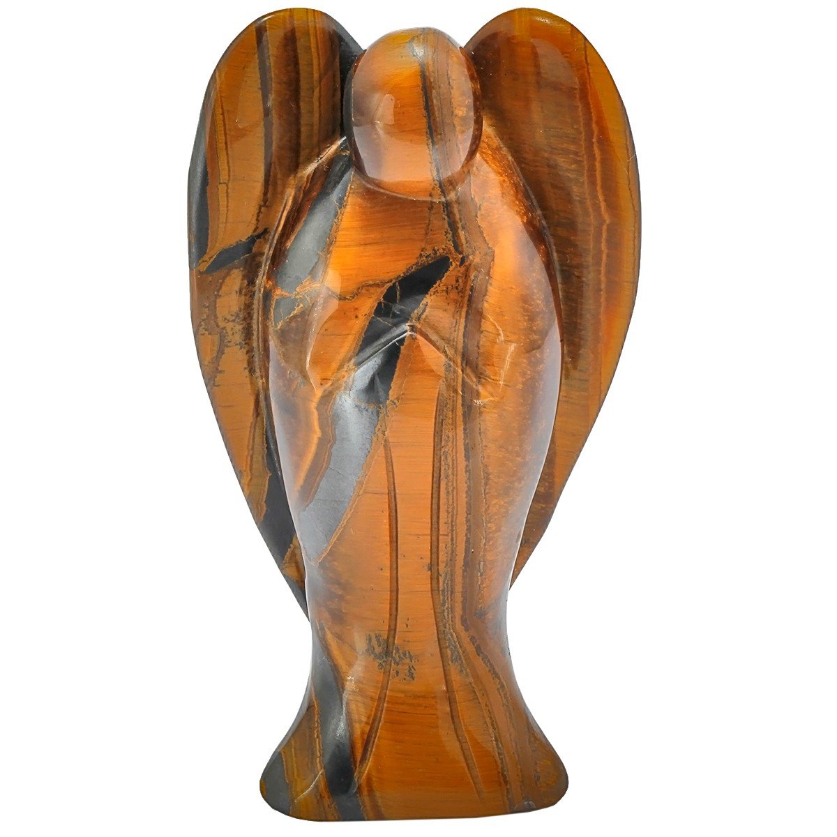 Ange en œil de tigre pour lithothérapie et harmonisation énergétique mookaitedecor