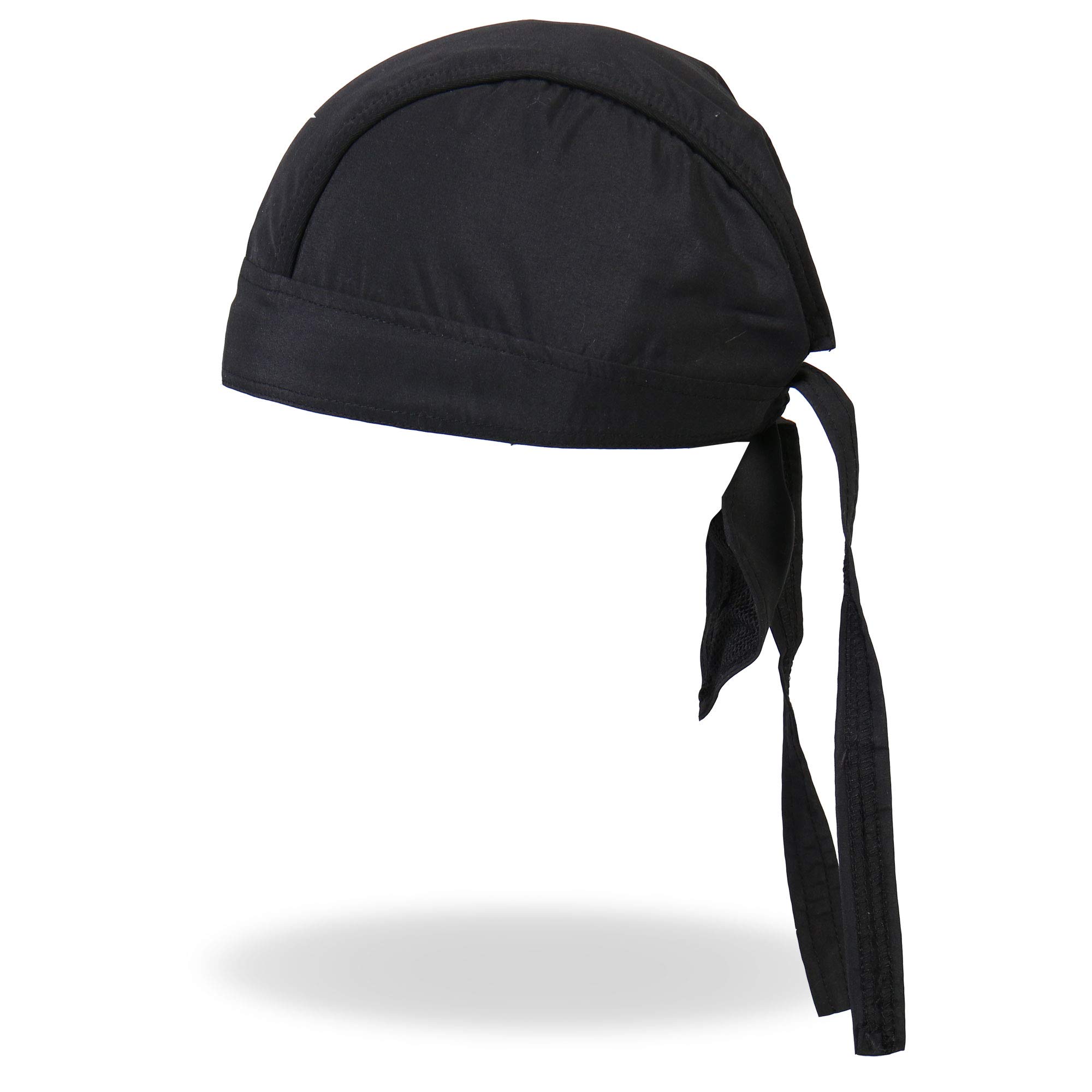 Hot Leathers HWH1064-10119 Classic Premium Head Wrap (Black, OSFM)
