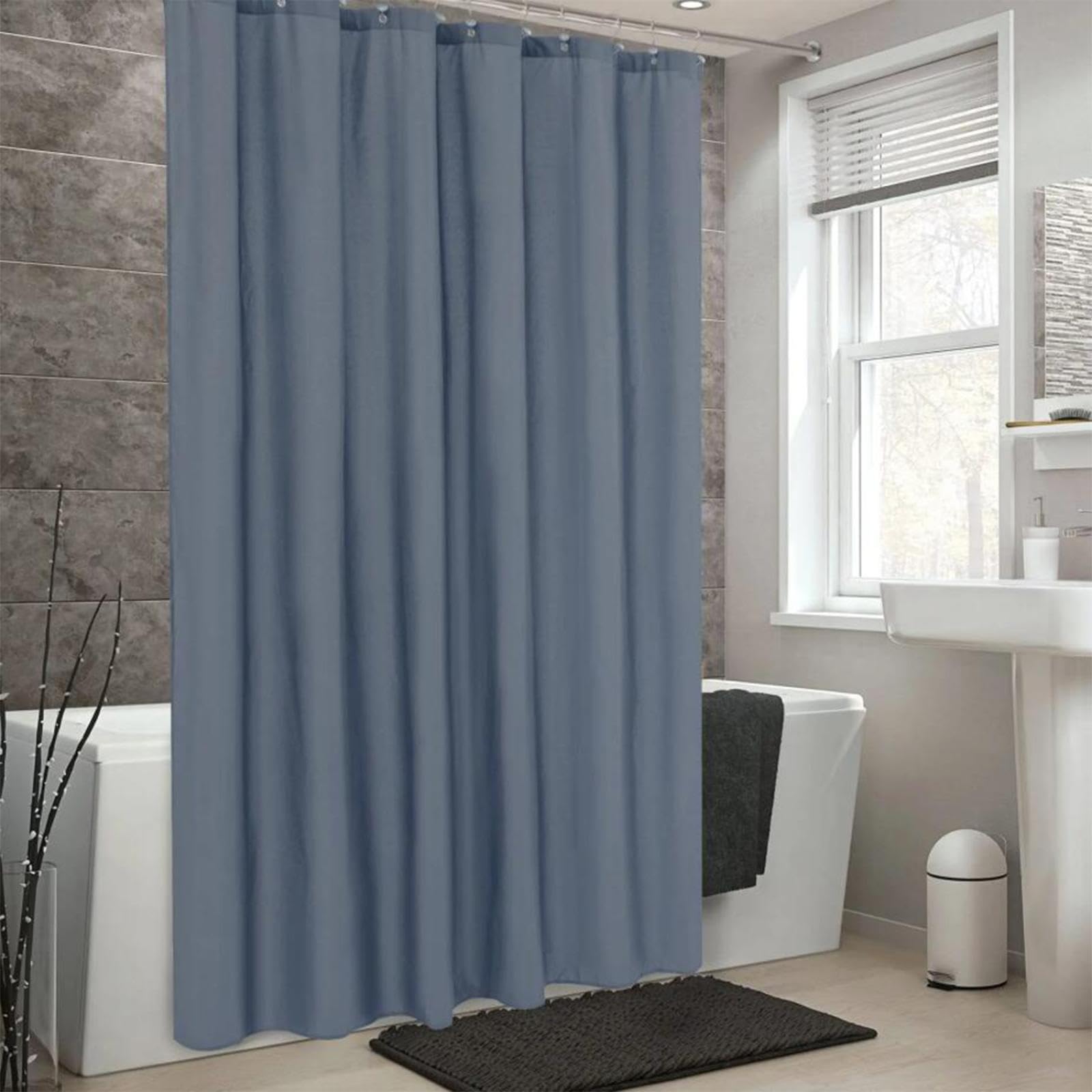 Shower Curtain, 60x72in-152x183cm/WxL Water Repellent, Machine Washable Shower Curtain Hotel Luxury Decorative Shower Curtains for Bathroom Fabric
