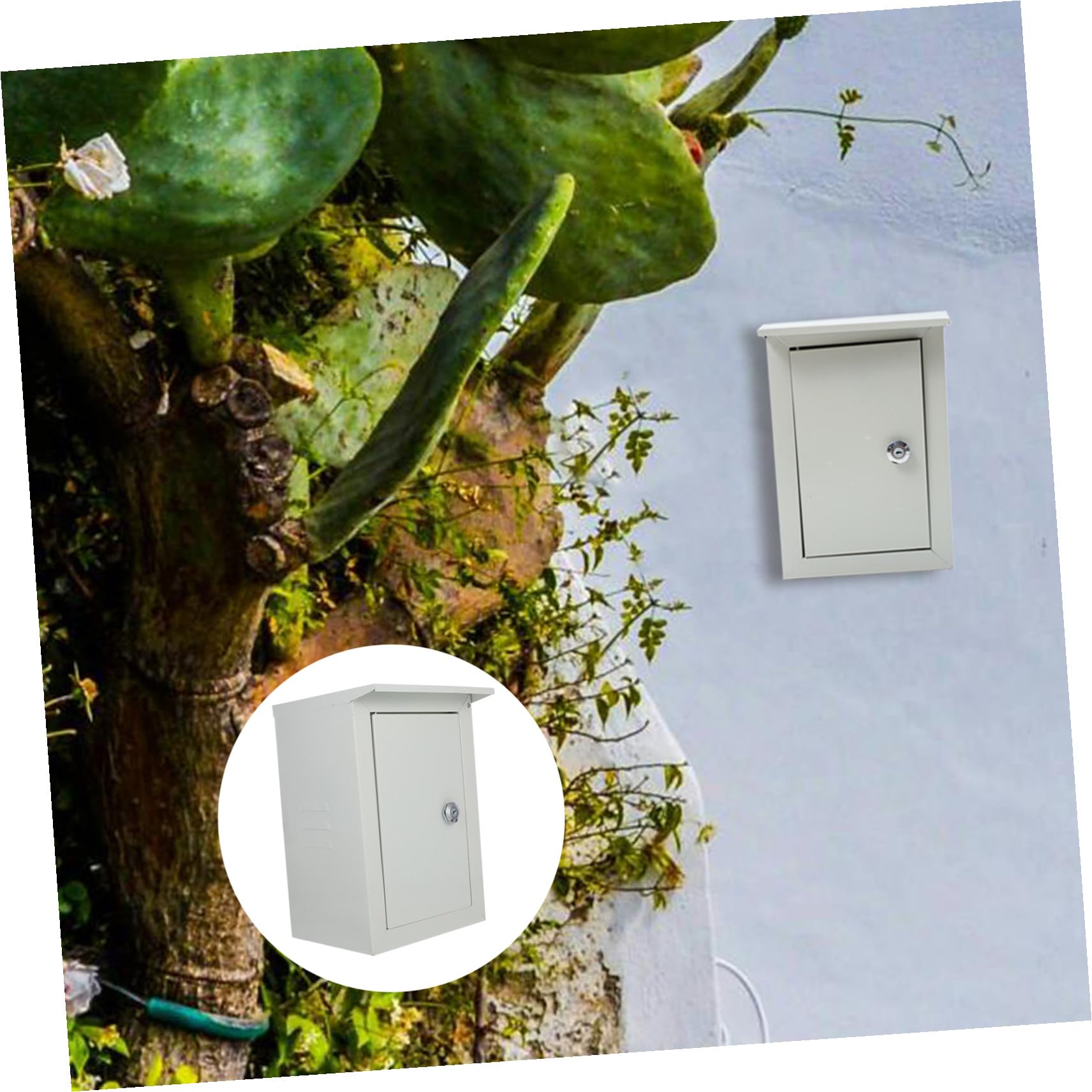 Caja Eléctrica Exterior de Aluminio Gran Capacidad, Diseño Montado en Pared para Uso al Aire Libre, Fácil de Limpiar y Protege Circuitos contra Cortocircuitos