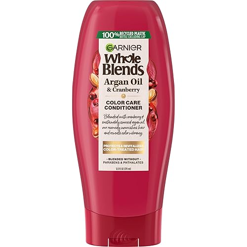 Miniatura 5 de Garnier Whole Blends Máscara de cuidado de color con aceite de argán y extractos de arándano 101 onzas líquidas