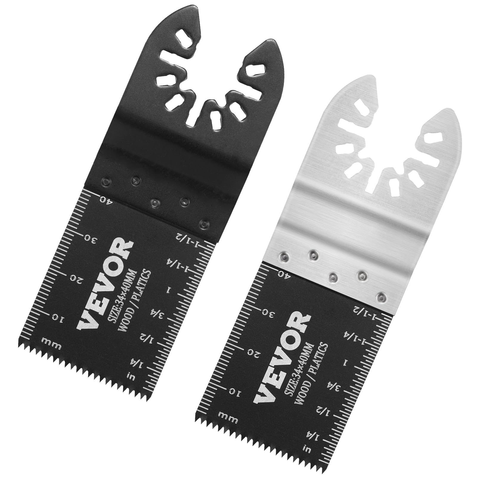 VEVOR Hojas de Sierra Oscilante 30 Piezas Universal Multifunción Liberación Rápida 8 Tipos de Hojas Herramientas Oscilantes para Madera Metal Plástico para Dewalt Milwaukee Hitachi Chicago Craftsman