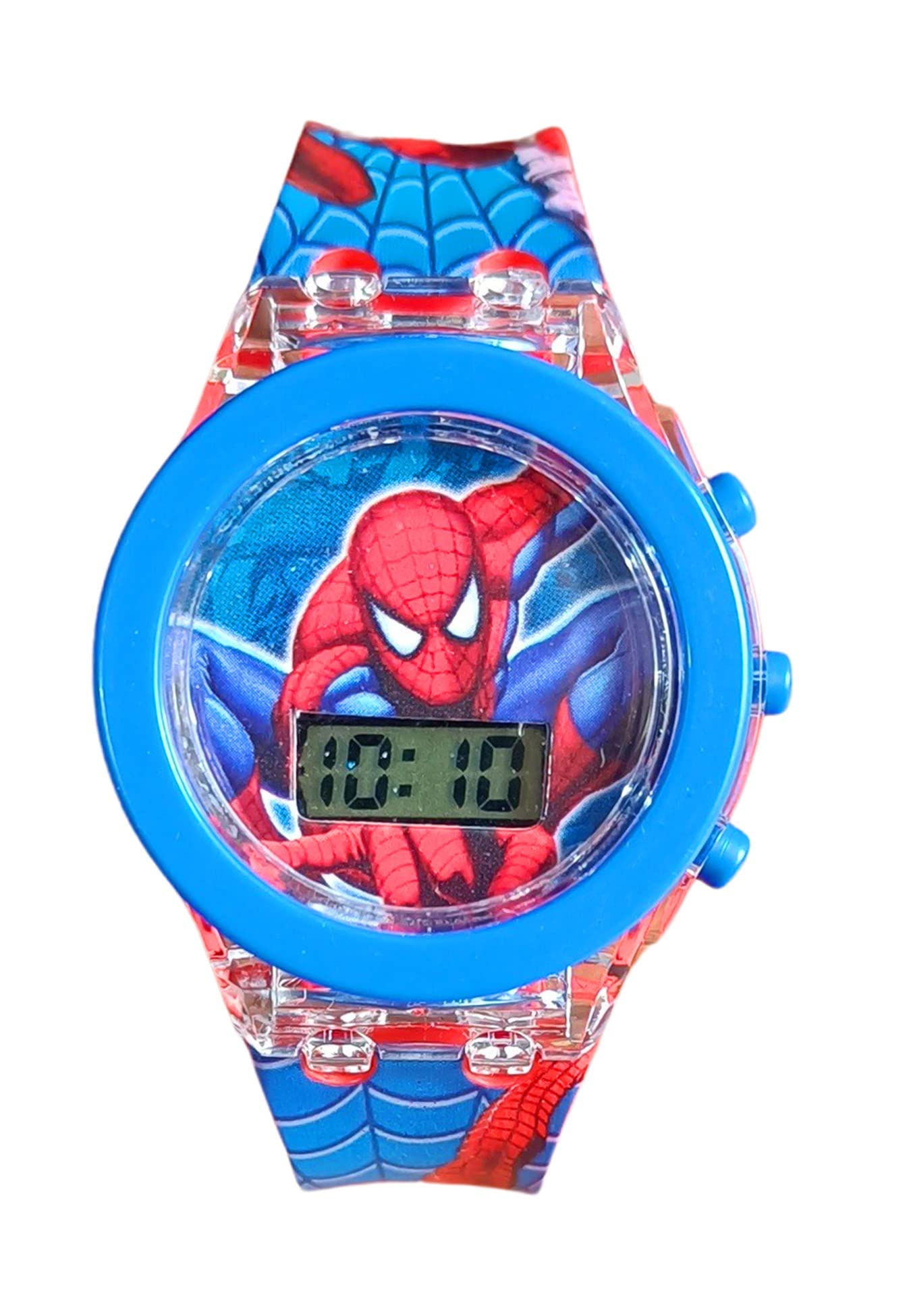Gigathink Watch for Boys SPI Man Kids Light Glowing Watch with Music Tune and Face Cover Multicolor Led Digital Light Kid Watch (B09WDGKPNF) Amazon Price History, Amazon Price Tracker