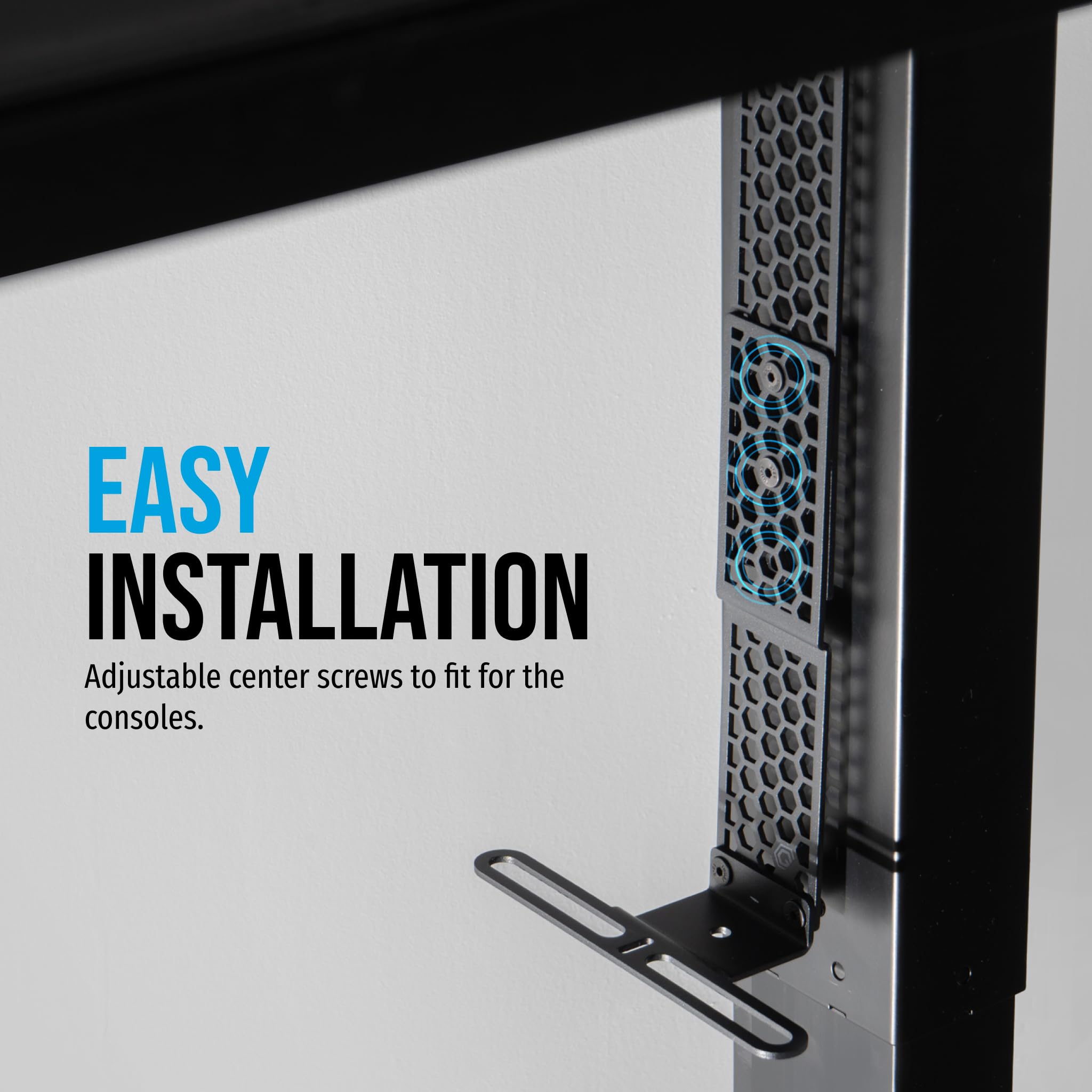 Glistco Supporto verticale invisibile per PS5, PS5 Slim e PS5 Pro – Supporto da tavolo per risparmiare spazio – Supporto verticale da scrivania per un posizionamento sicuro e stabile della console