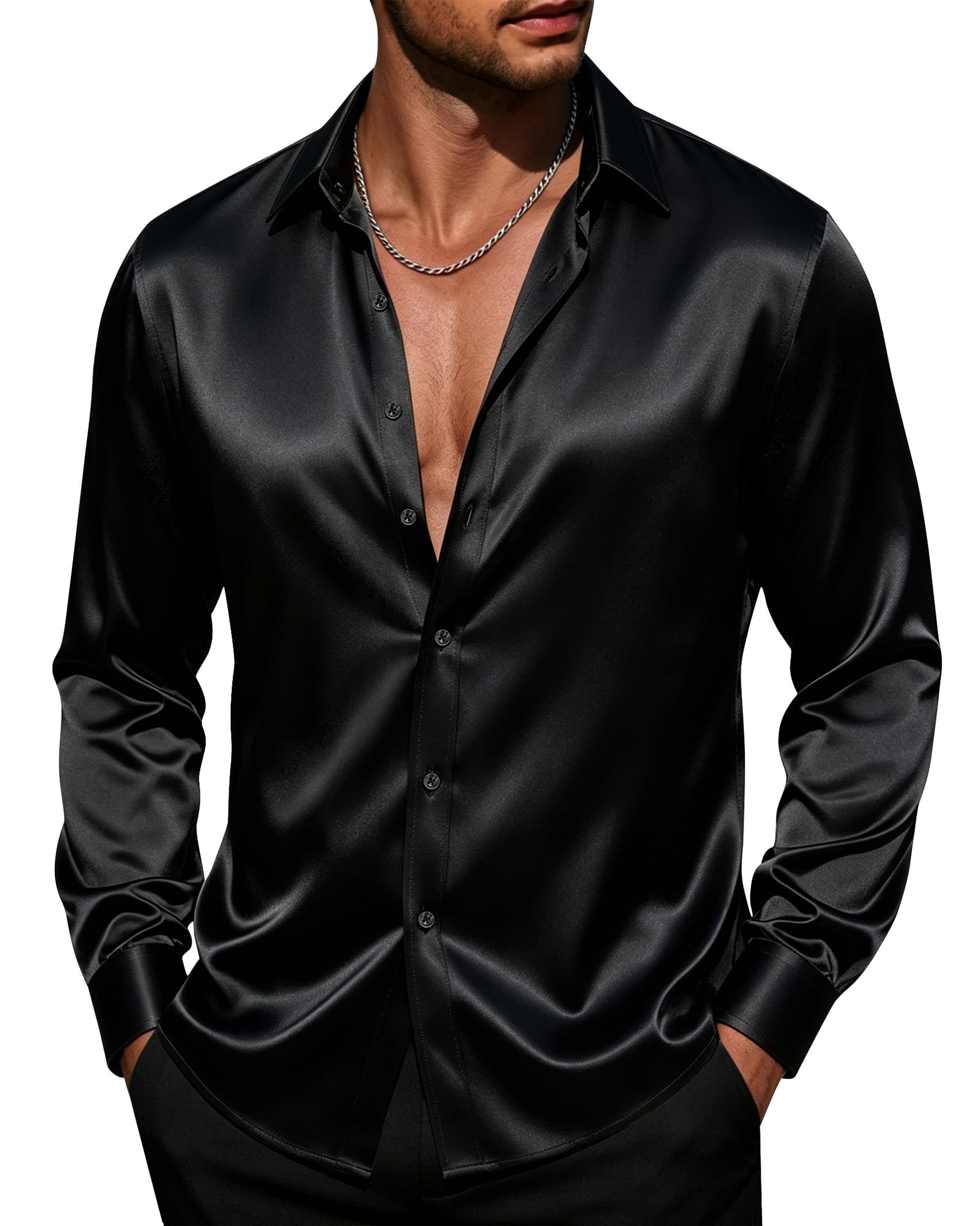 J.Ver Thcs-Stain Shirt Camicia Button-Down Uomo (Pacco da 1)