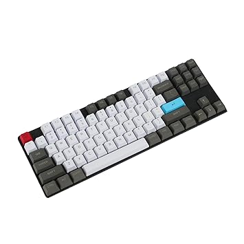 Customized Top Printed 87 104 ANSI Keyset OEM Profile Thick PBT Keycap Set for Cherry MX Switches Mechanical Gaming Keyboard (87)