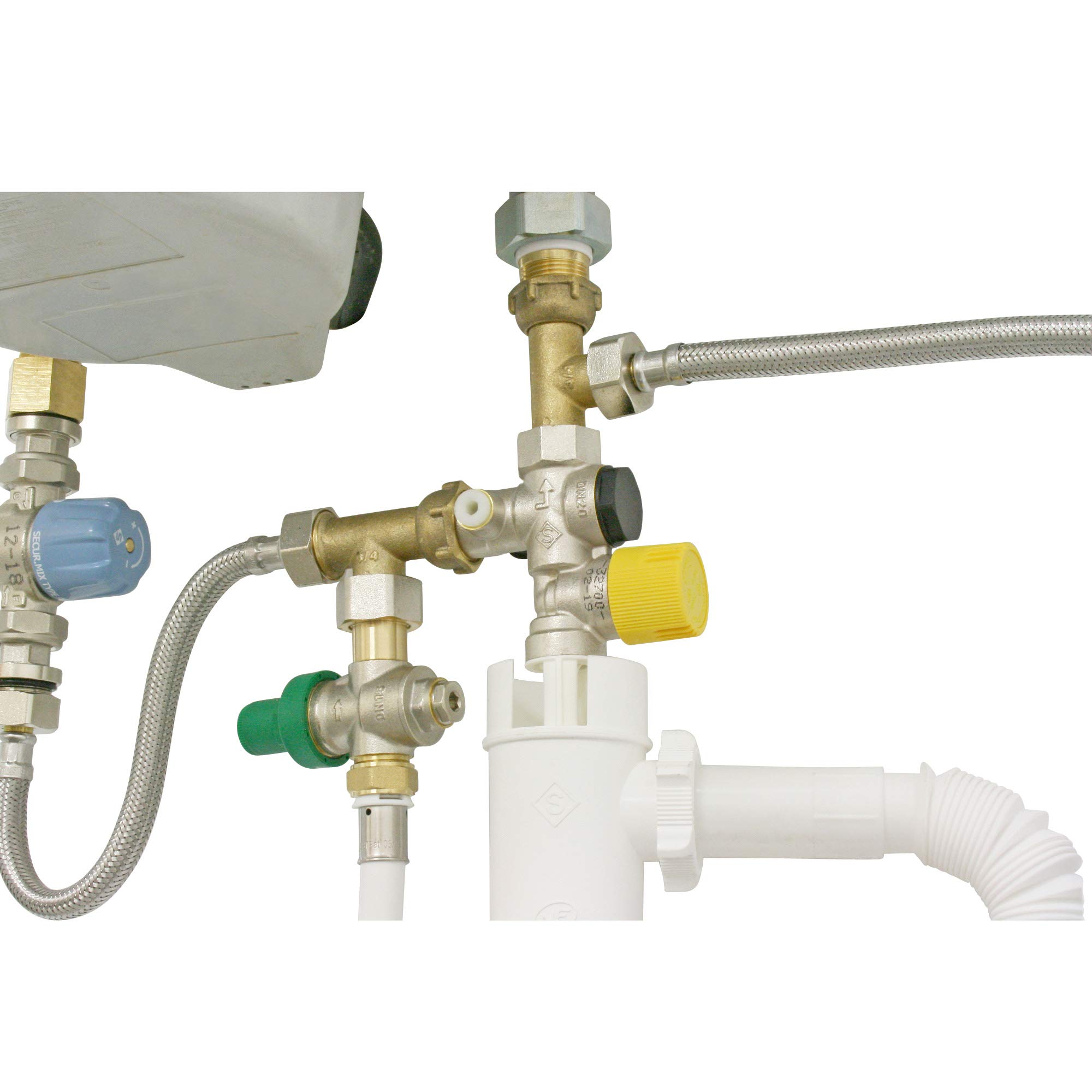 SOMATHERM FOR YOU - vollständige Verbindung Kit, umfassend Wassererhitzer 1 nF richtige Sicherheitsgruppe für hartes Wasser