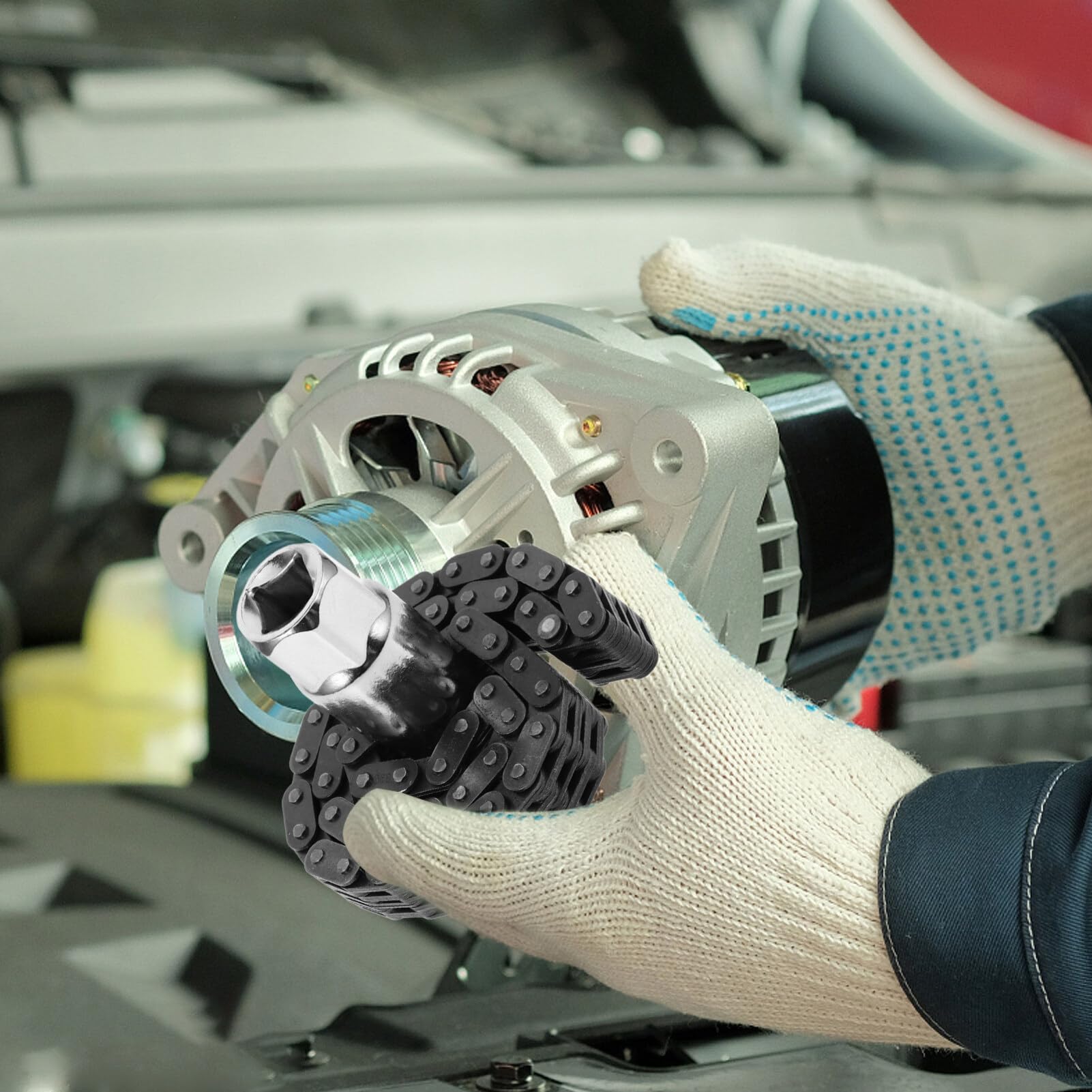 Chain Wrench Teiliger Ölfilter-wrench Für Motorräder Und Verstellbarer Ketten-schlüssel Robustem Für Mühelosen Filterwechsel Für Und -enthusiasten
