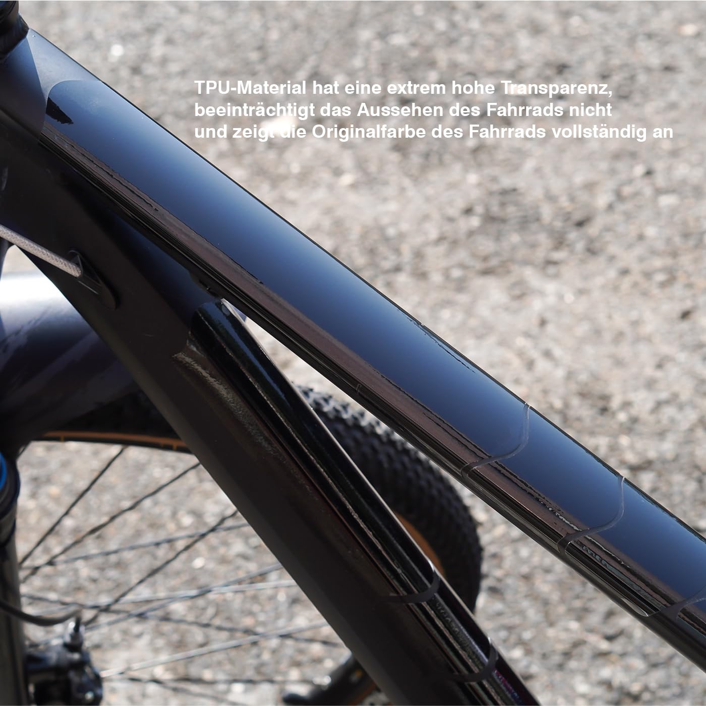 Chooee Mountain Bike Rahmenschutz,33 Stück Universeller MTB Rahmenprotektor für Fahrrad Rahmenschutzfolie Ober/Unterrohre, Kettenstrebe, Kabelverschleiß,