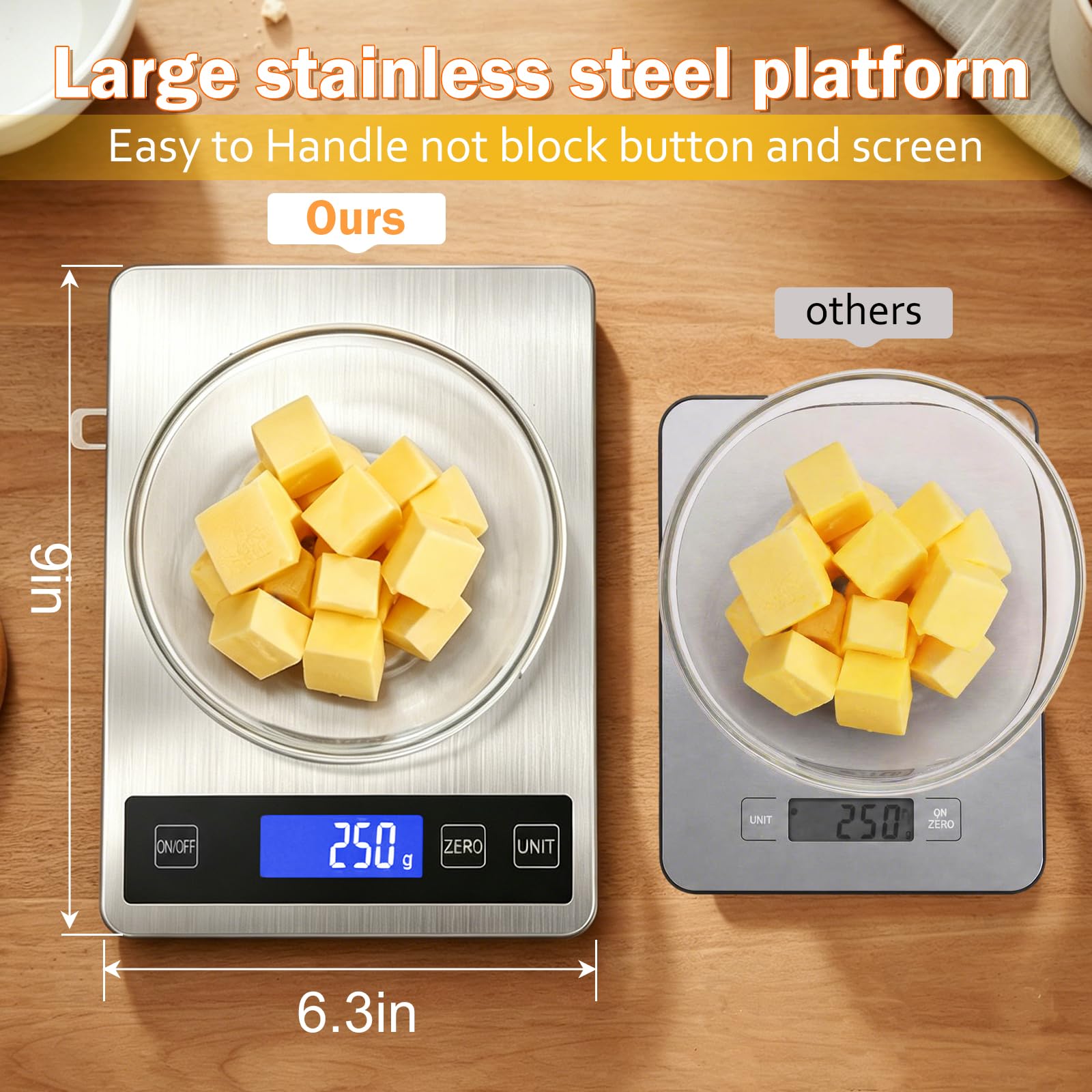 Balance de cuisine numérique 15 kg