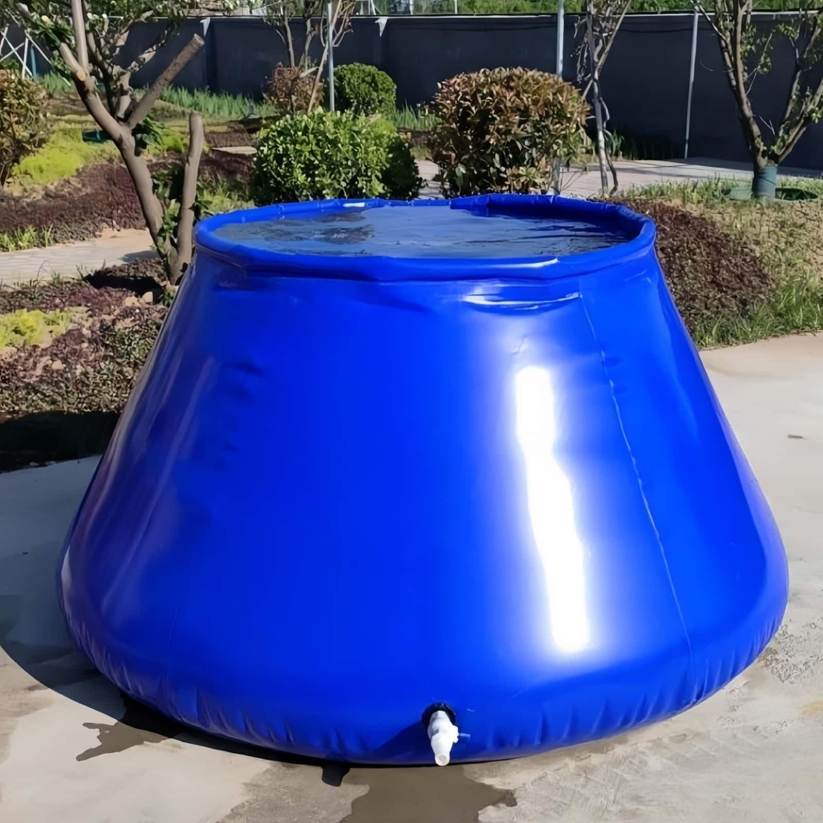 Amazon.co.jp: 折りたたみ式 大型雨水貯水タンク 1000L~8000L 蛇口付き 