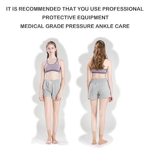Miniatura 9 de Calcetines de compresión de tobillo, manga de compresión eficaz para aliviar el dolor de pies, hinchazón, fascitis plantar, esguince, neuropatía,