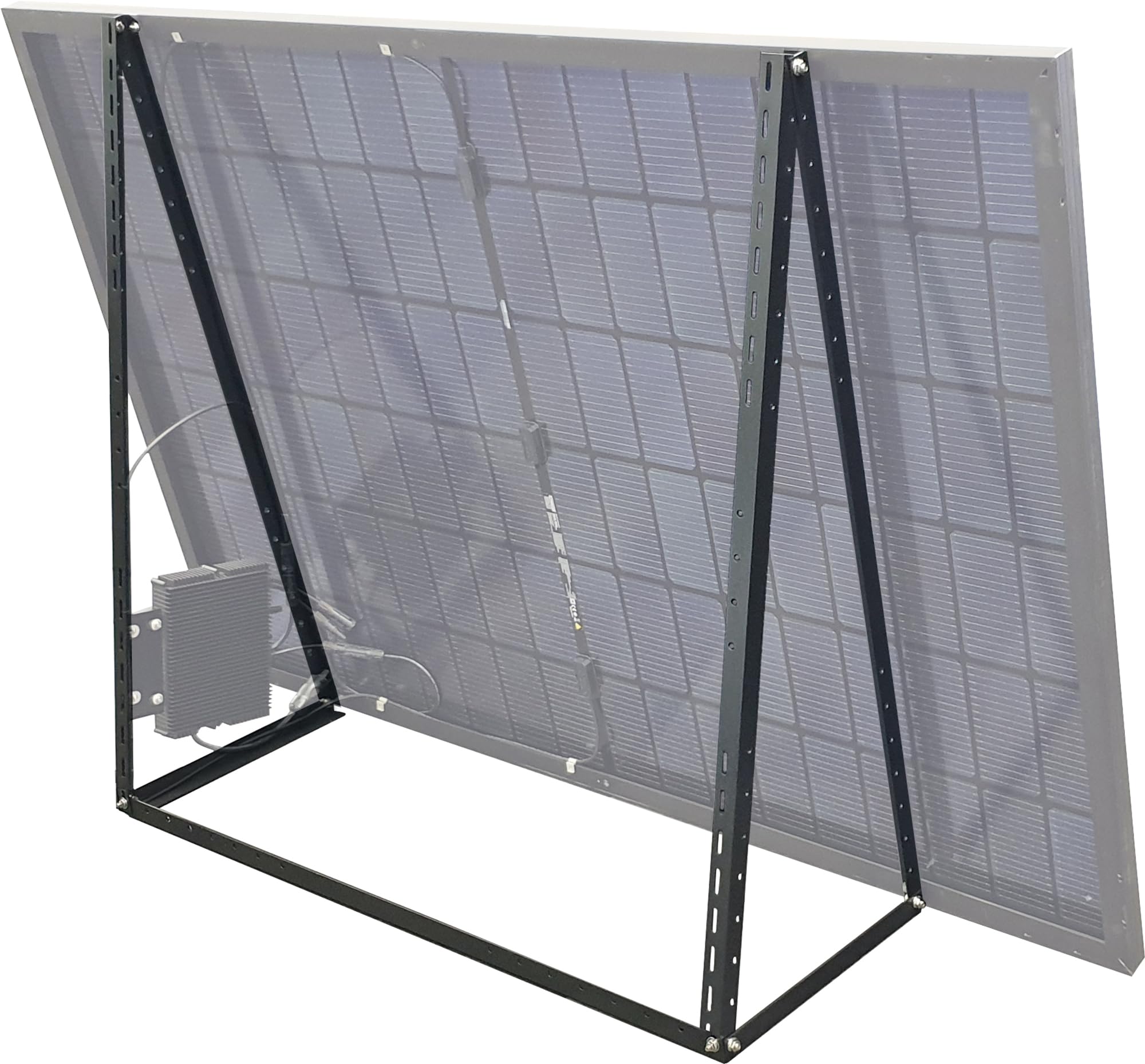 SCHWAIGER SOBM1030 Alu-Ständerwerk Solar-Modul Solarpanel Ständer Solar-Halterung Solarmodul-Halter Aluminium schwarz Photovoiltaikanlage