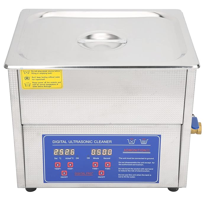 Buy Ultrasonic Cleaner, 10L Digital Display Ultra Sonic Tank Cleaning Bath, Dual Protection
