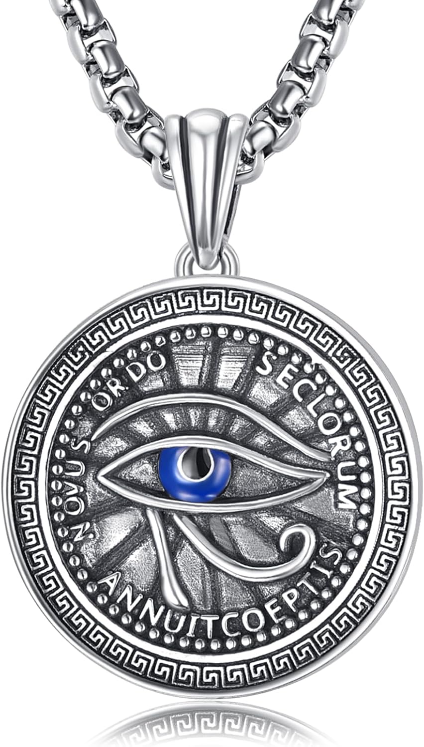 925 Sterling Silver Evil Eye Necklace for Women and Men Jewelry Gift