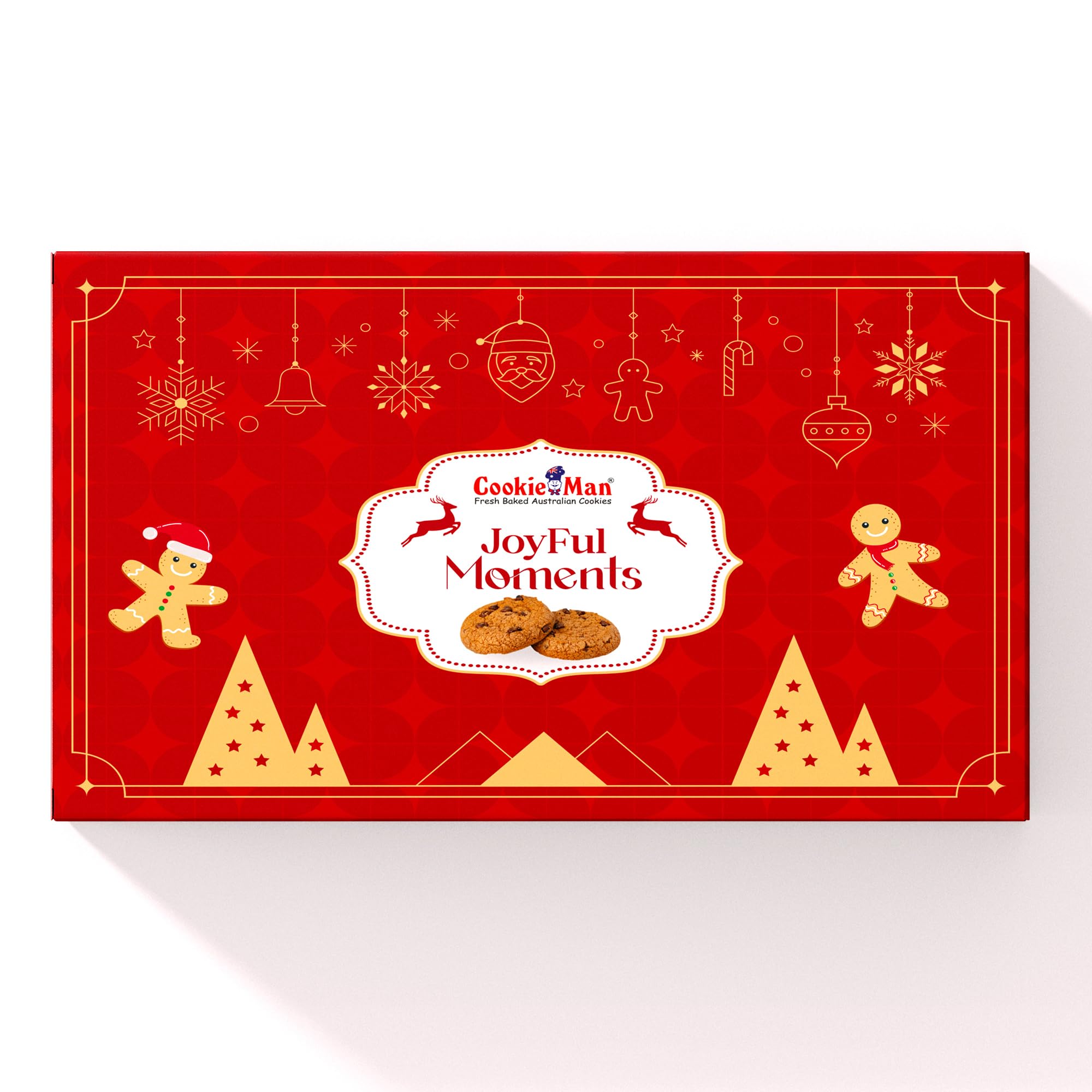 Premium Jolly New Year Treat|Assorted Cookies Tin, Chocolate Almond Fingers, Twisty Chocolates, Coated Hazelnuts, Mixed Dry Fruits, Scented Candle & Greeting Card|570 Gram