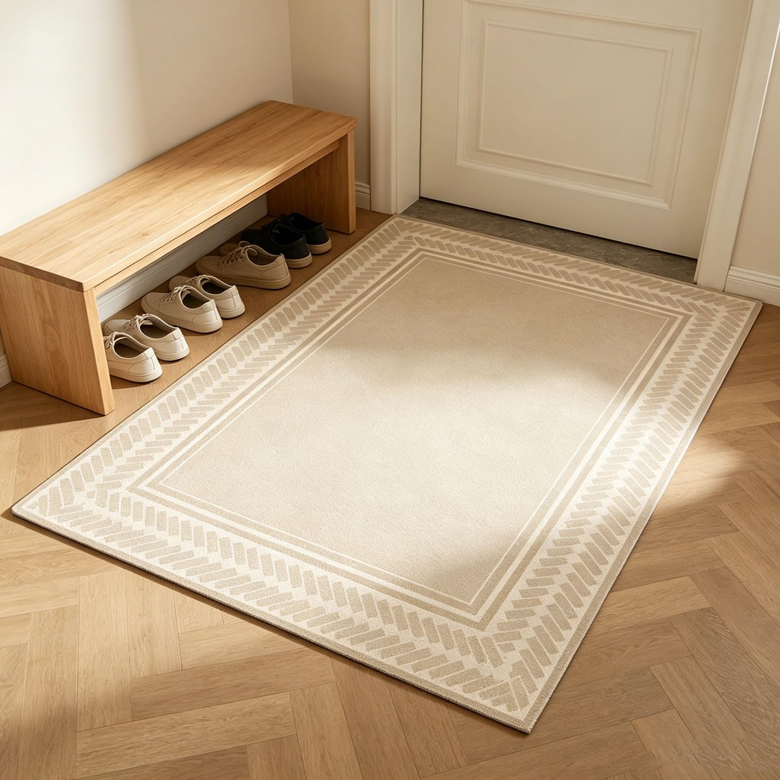 Tappeto Antiscivolo Lavabile per Ingresso, Bagno, Doccia, Vasca, lavandino, Ingresso, Camera da Letto, Lavanderia (40x60 cm).