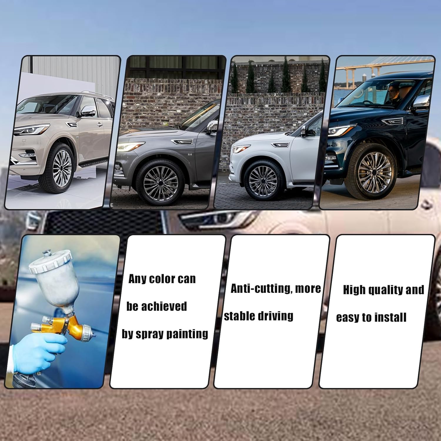 Center Splash Shield Under Cover Engine Front Compatible with Volkswagen Touareg Porsche Cayenne 2003 2004 2005 2006 Replace# 7L0825231J, 7L0825231M