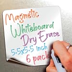iSYFIX Magnetic Dry Erase Whiteboard Notes - 8.5 x 11 inch, 2 Pack - Decorative Magnet Blackboard for Kitchen, Decor, Office, Grocery Lists, Metalic Boxes, Storage and More