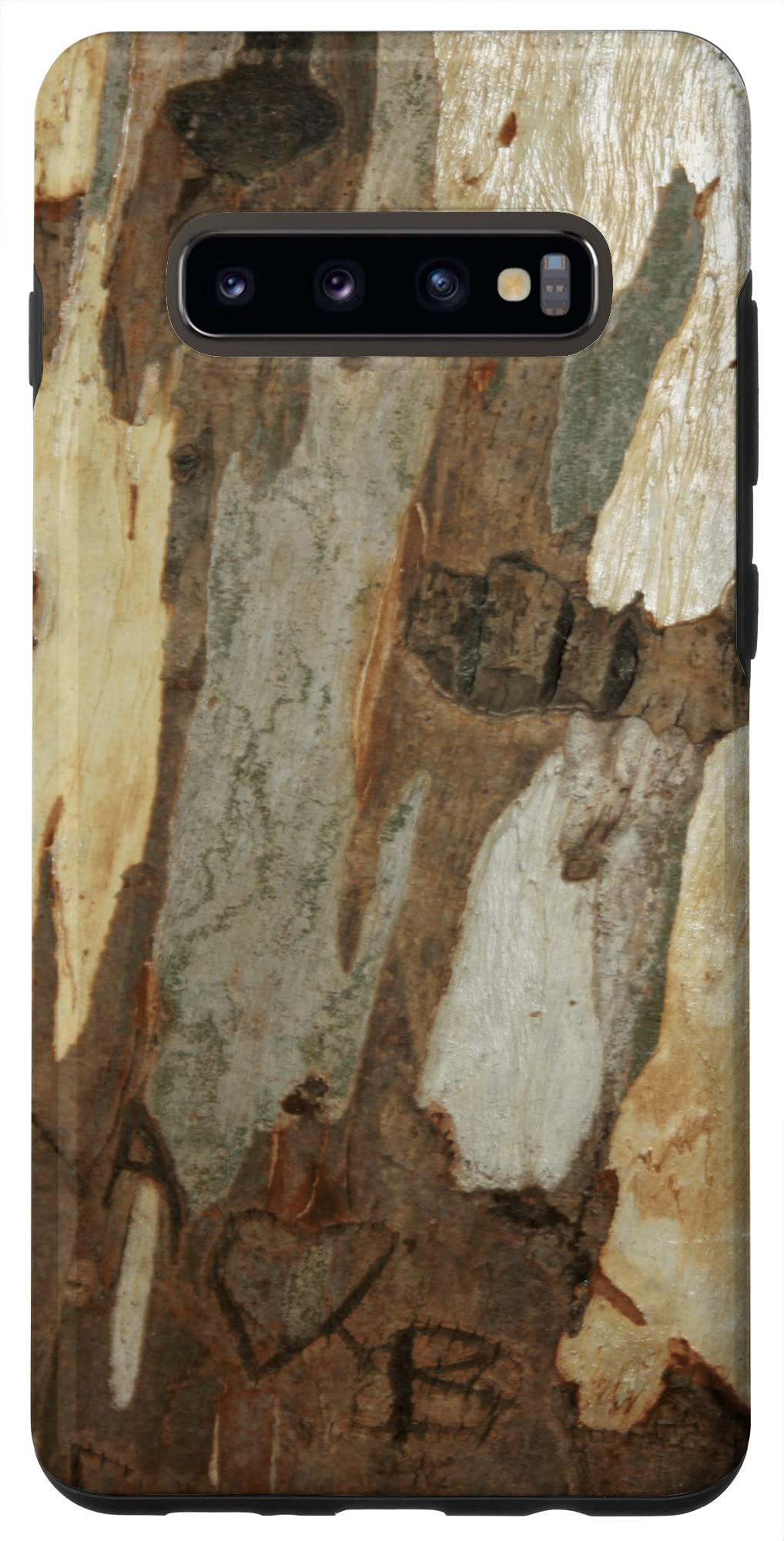 Galaxy S10+ Eucalyptus Tree Exfoliating Bark Abstract Photograph Case