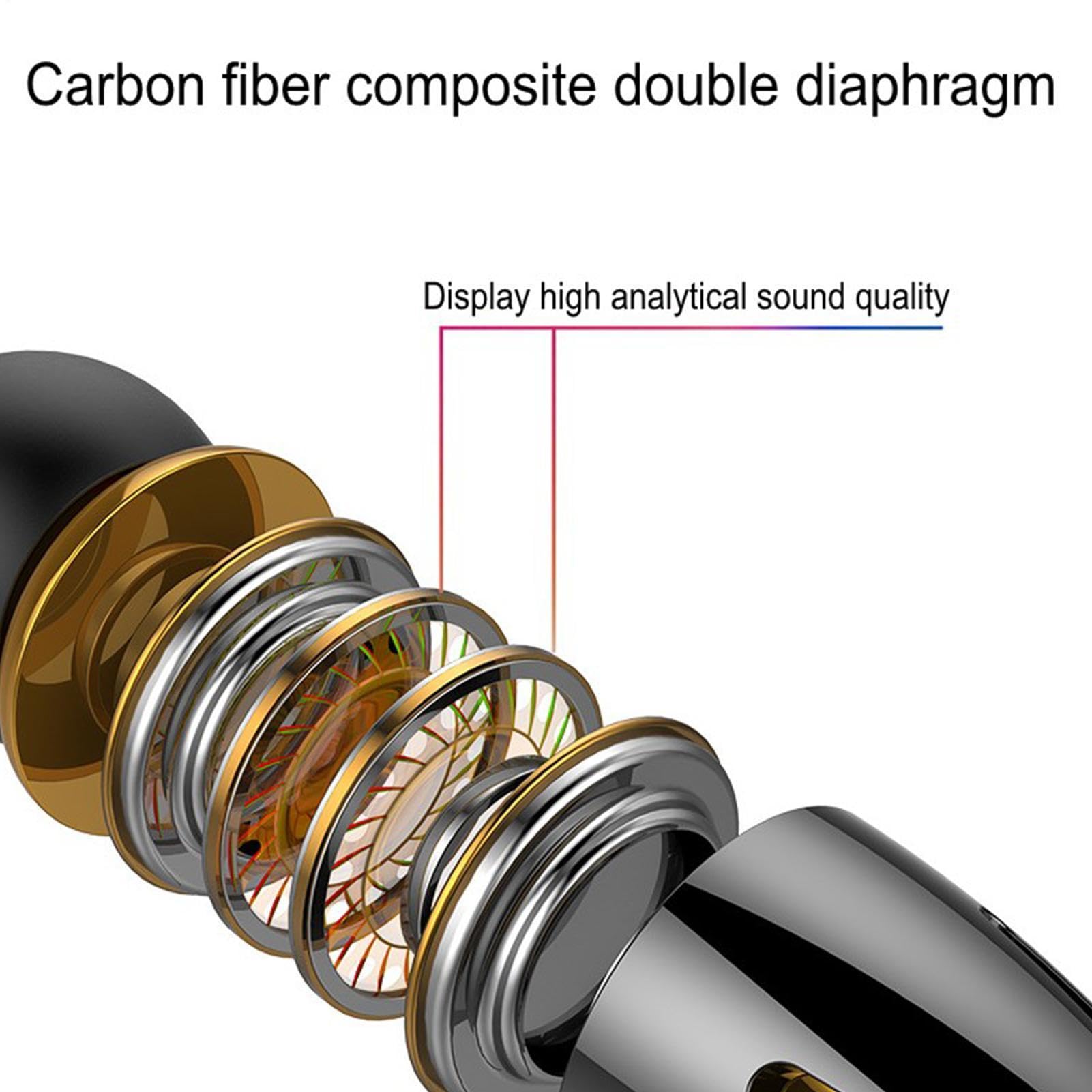 Écouteurs filaires | Casque intra-auriculaire à réduction du bruit ambiant, bonnet en silicone doux pour la peau, lumineux pour le sport, ordinateur, téléphone, appareils jack 3,5 mm