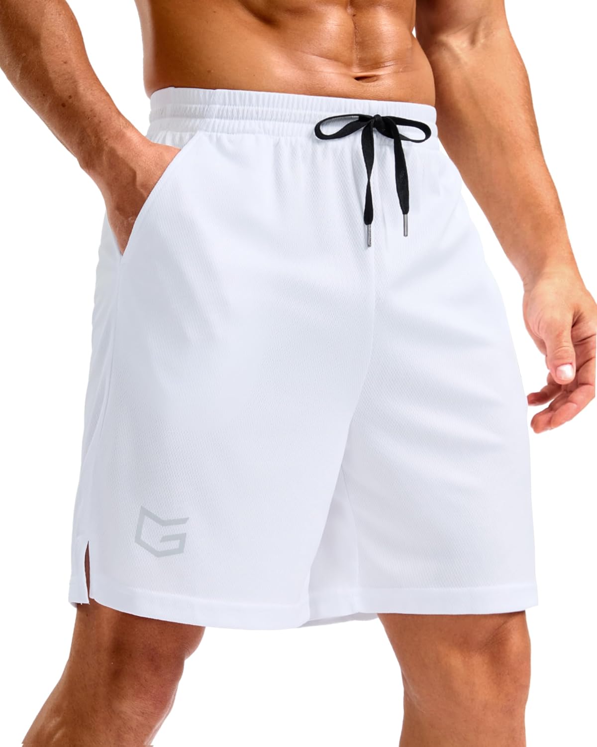 G Gradual Men's Athletic Workout Shorts with Pockets 5"/7"/9" Lightweight Quick Dry Gym Basketball Running Shorts for Men