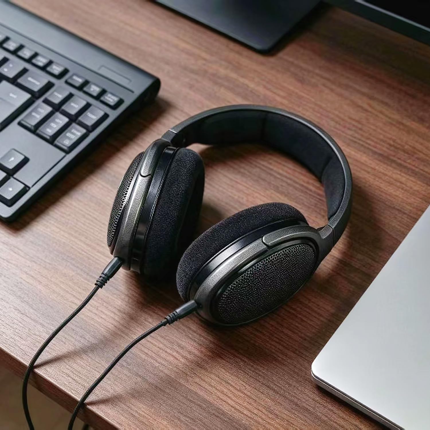 Cable equilibrado HD600, repuesto para auriculares Sennheiser HD650 HD660S HD6XX HD580 HD58X HD545 HD535, cable auxiliar de extensión macho equilibrado de 4,4 mm, 5 pies