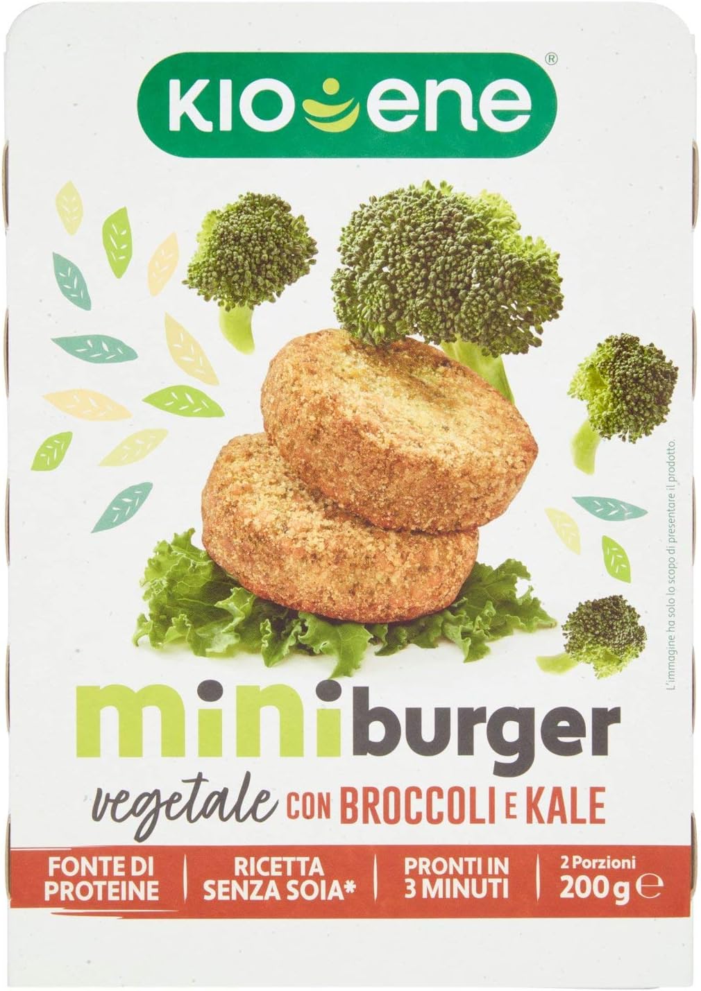Kioene Mini Burger Vegan con Broccoli a Kale, 1 x 200 g Amazon.it Alimentari e cura della casa