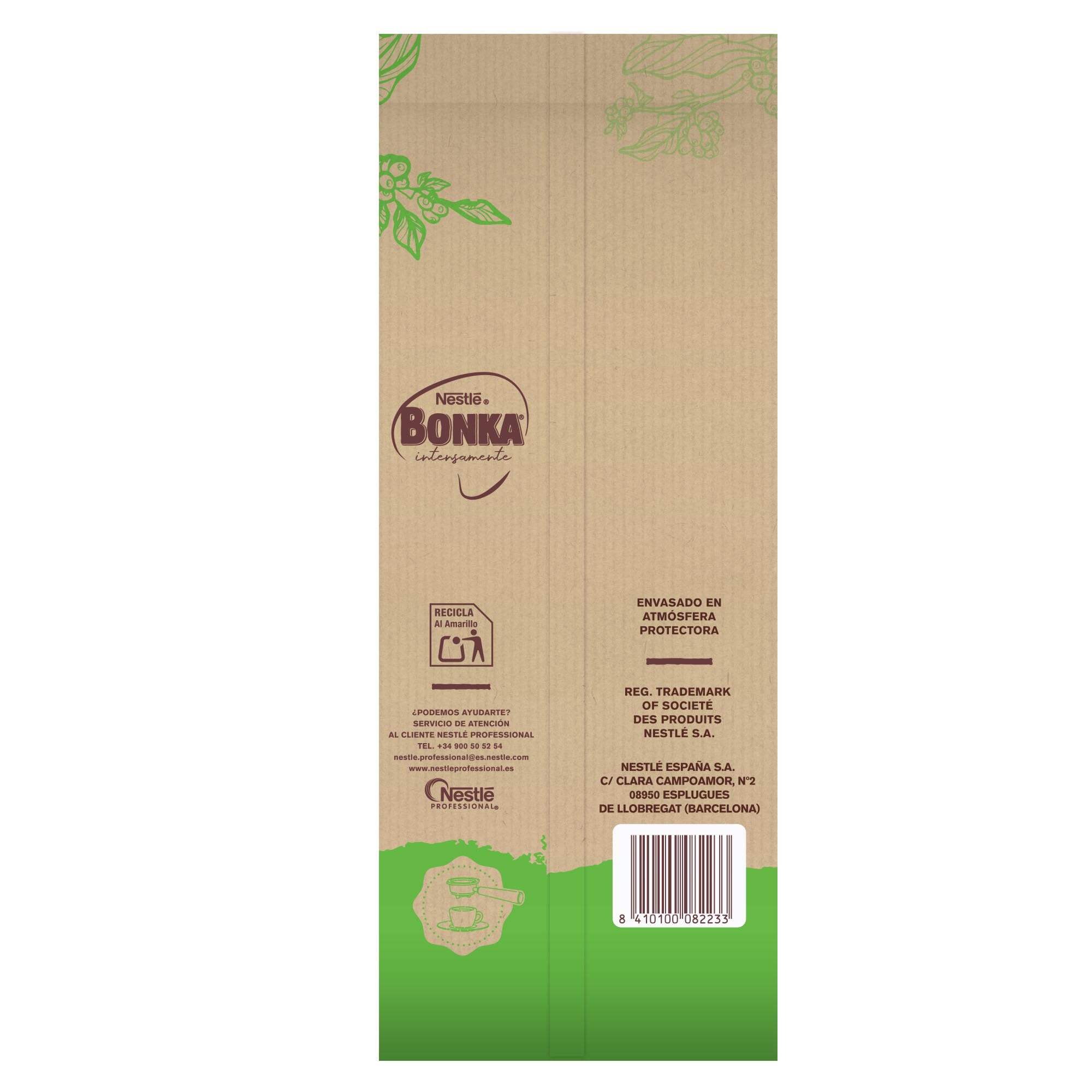 Bonka café tostado en grano para hostelería mezcla - 1 paquete x 1 kg