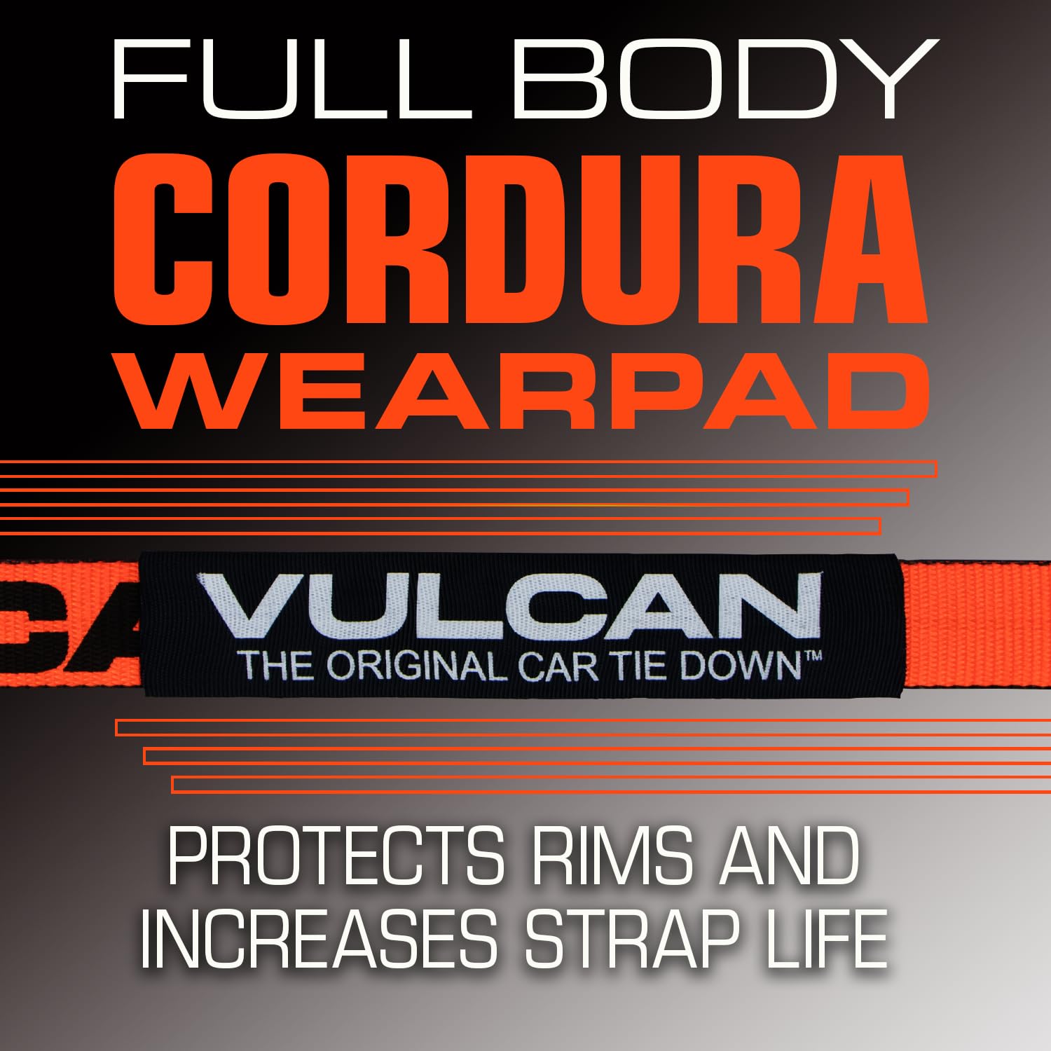 VULCAN Car Tie Down Straps - 4 Pack, 3300 lb Safe Load -5
