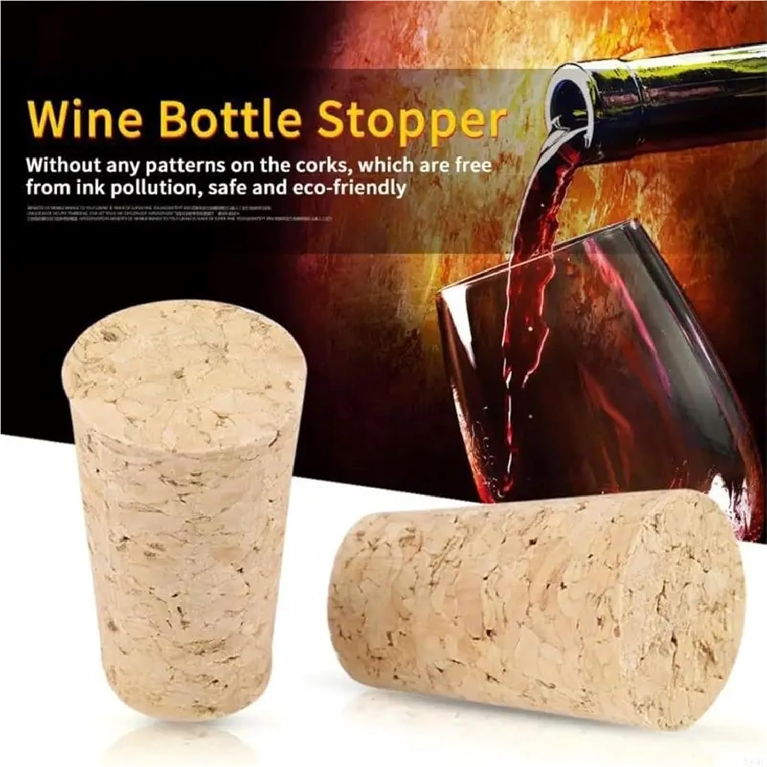 Natural Wood Wine Corks 90Pcs Wooden Beer Bottle Stopper Tapered Cork Natural Soft Corks