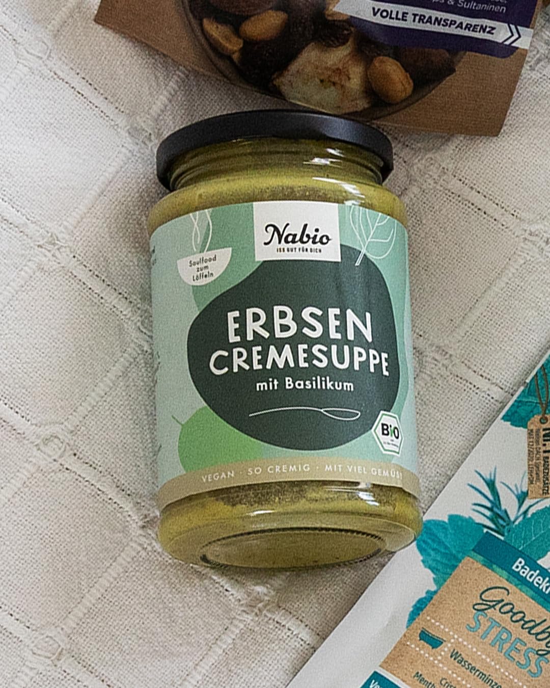 GUTE BESSERUNG BOX | Gute Besserung Geschenk Paket mit Snacks & vielen Aufmerksamkeiten zur Genesung | Care Paket, Geschenkkorb Vegan