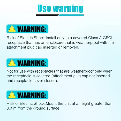 Miniatura 7 de Adaptador inflable de repuesto para patio, adaptador de fuente de alimentación de 12 V CC 1.0 A clase 2, fuente de alimentación para decoraciones