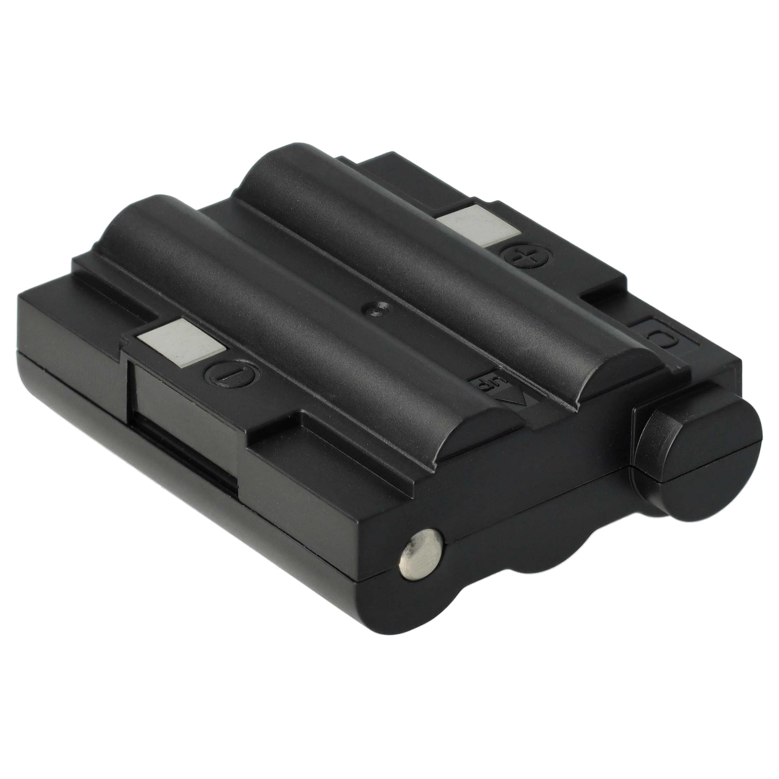 Alan Midland GXT-1000 G9 G7 XT PMR LPD GXT-1050 Atlantic Radio Batteria 700mAh 6V NiMH vhbw 5x
