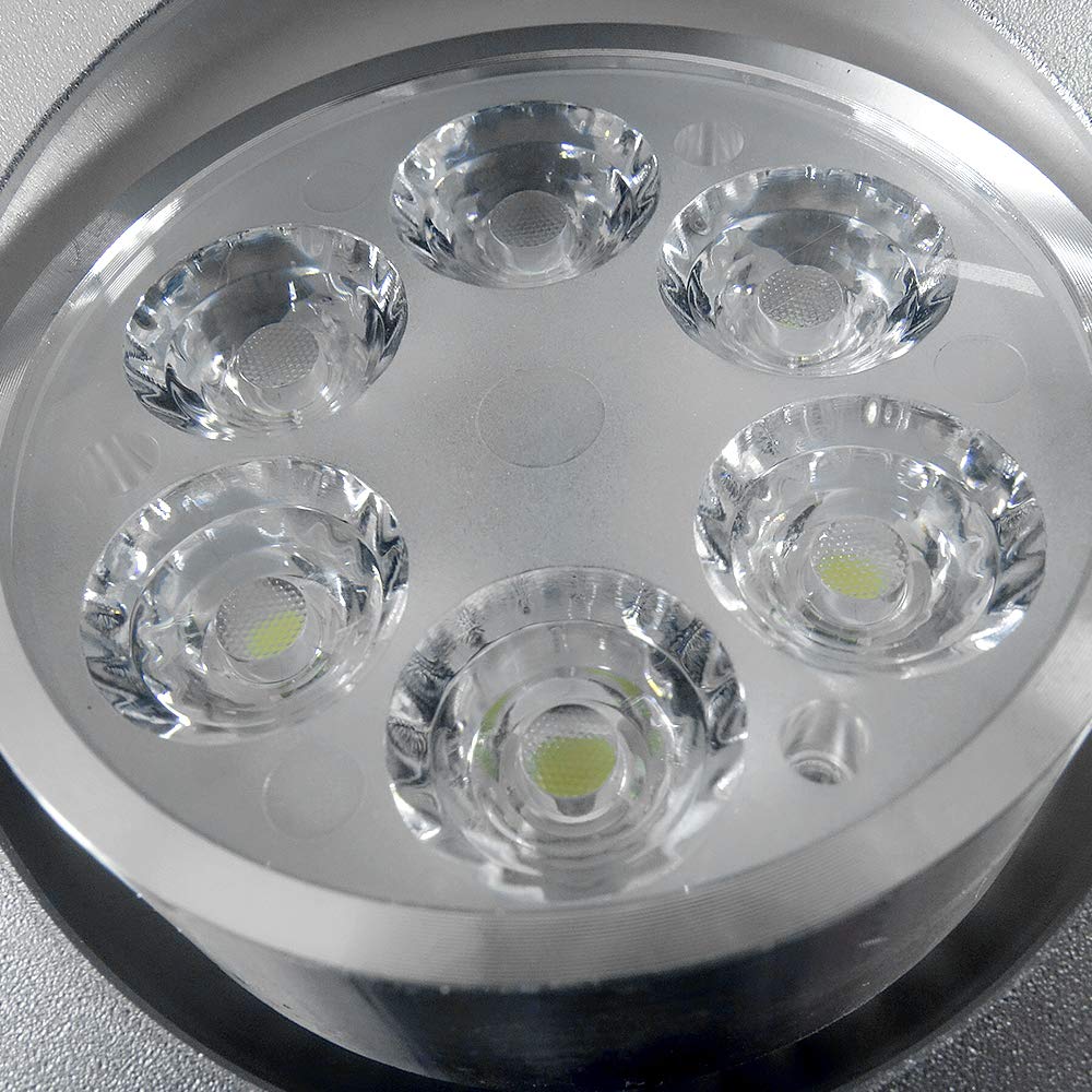 YRHome Faretto da incasso a LED 230V Piatto Lampada da incasso Set da 20 pezzi 3W Lampada da bagno Faretto da incasso Alluminio Mini Faretto da soffitto per soggiorno, camera da letto e cucina 20x3W