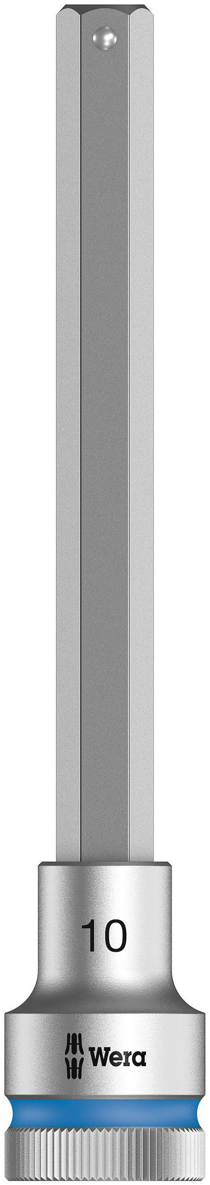 Wera Silver 05003845001 8740 10 X 140 Mm 1/2-Inch Drive Sw C Hf Zyklop In-Hex Socket With Hex-Plus High Torque Fastener Holding Function
