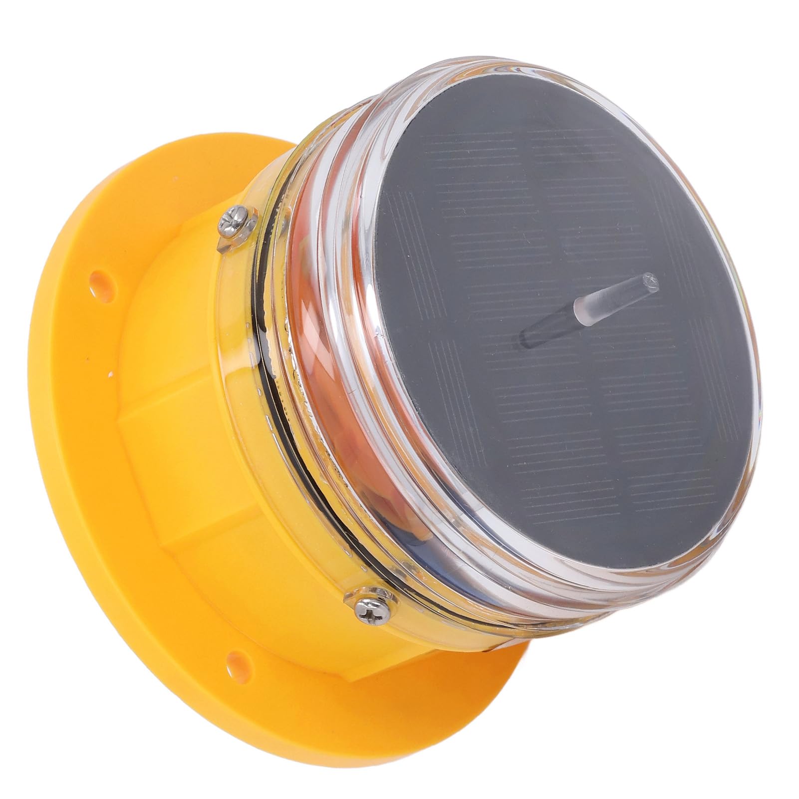 Alomejor Solar Navigation Light, IP67 Waterproof 360° Visibility | Pannello solare ad alta conversione, portata visibile 2,5 nm, materiale PC resistente ai raggi UV, basso consumo