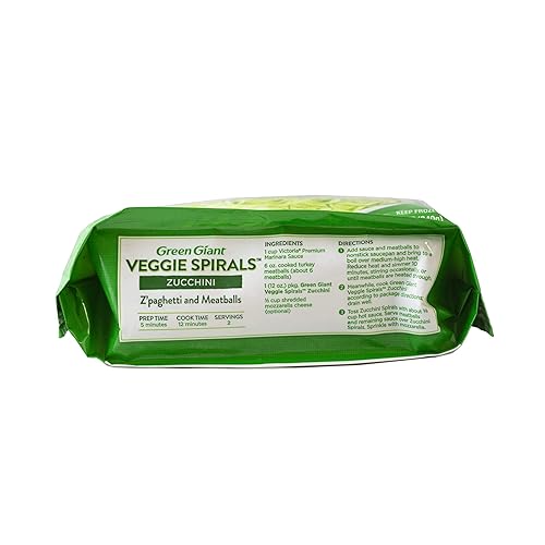 Miniatura 3 de Green Giant Verduras en espiral, calabacín, 12 onzas (congelado)