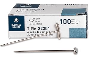 Business Source T-Pins: Adorn Your Cubicle Walls with Precision and Style