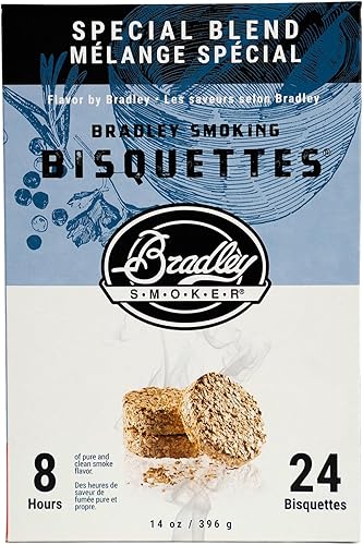 Miniatura 12 de Briquetas Bradley Smoker para Asar y Barbacoa, Mezcla Premium de Chile y Comino, Paquete de 48