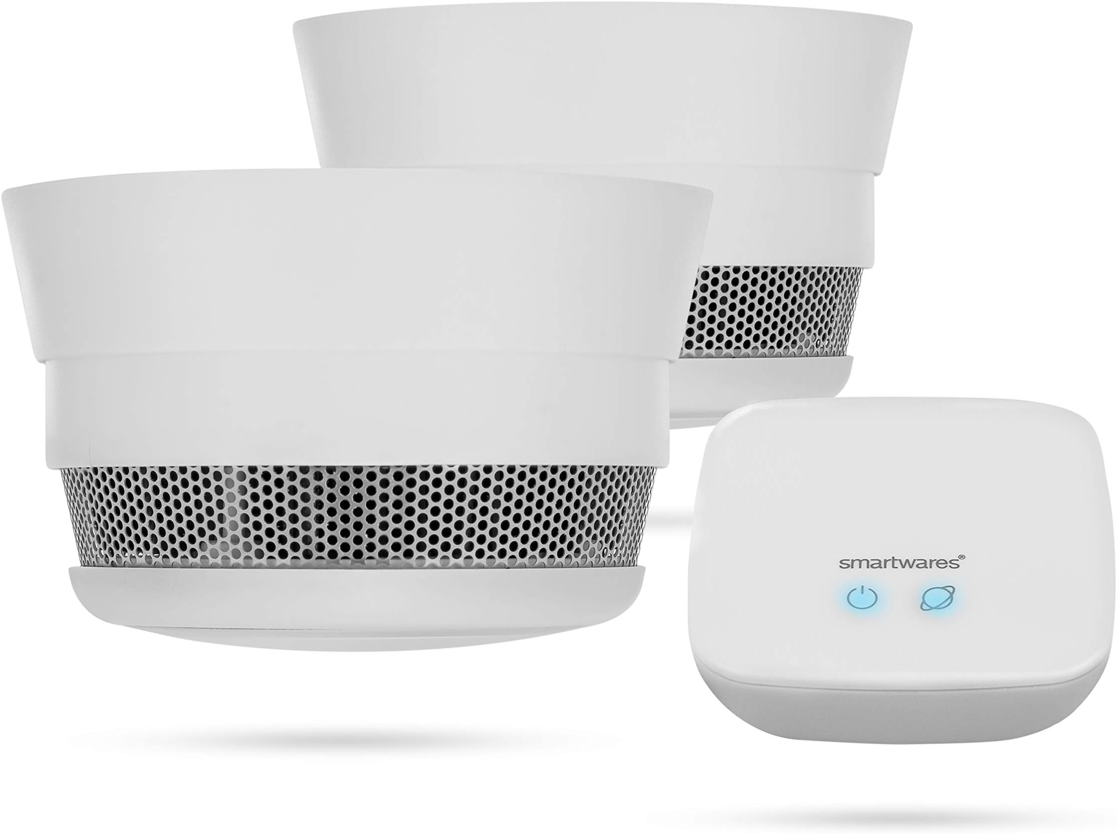 Homewizard SH8-99101 PRO Series Smoke Detector Set, White, 868 MHz