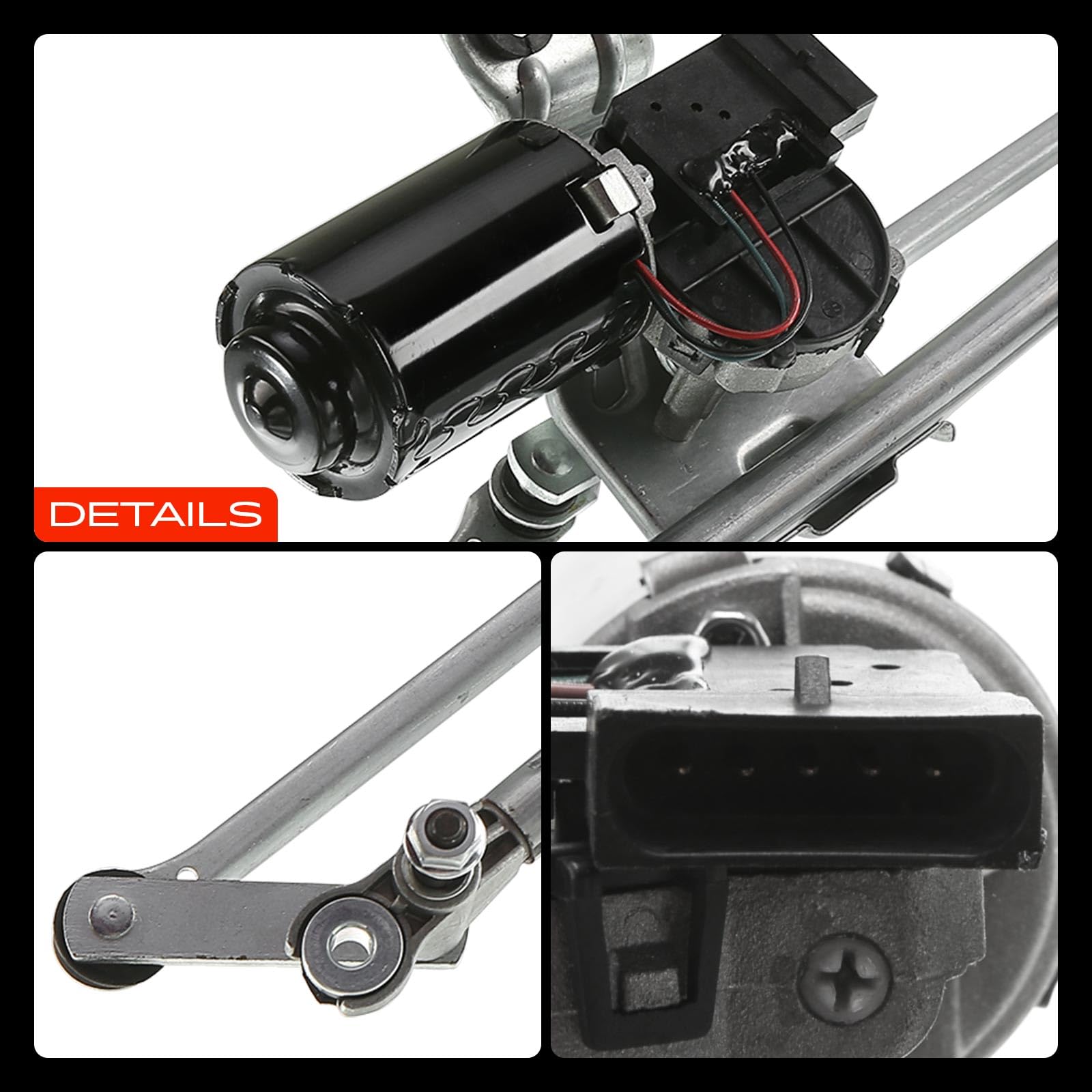 Frankberg Supporto tergicristalli Asta tergicristalli e motore tergicristalli Anteriore per Doblo 119 Cargo 223 2001-2010 46804975