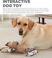 Vista 5 de Charming Pet Ranch Roperz Horse - Juguete chirriante para perros (paquete de 2)