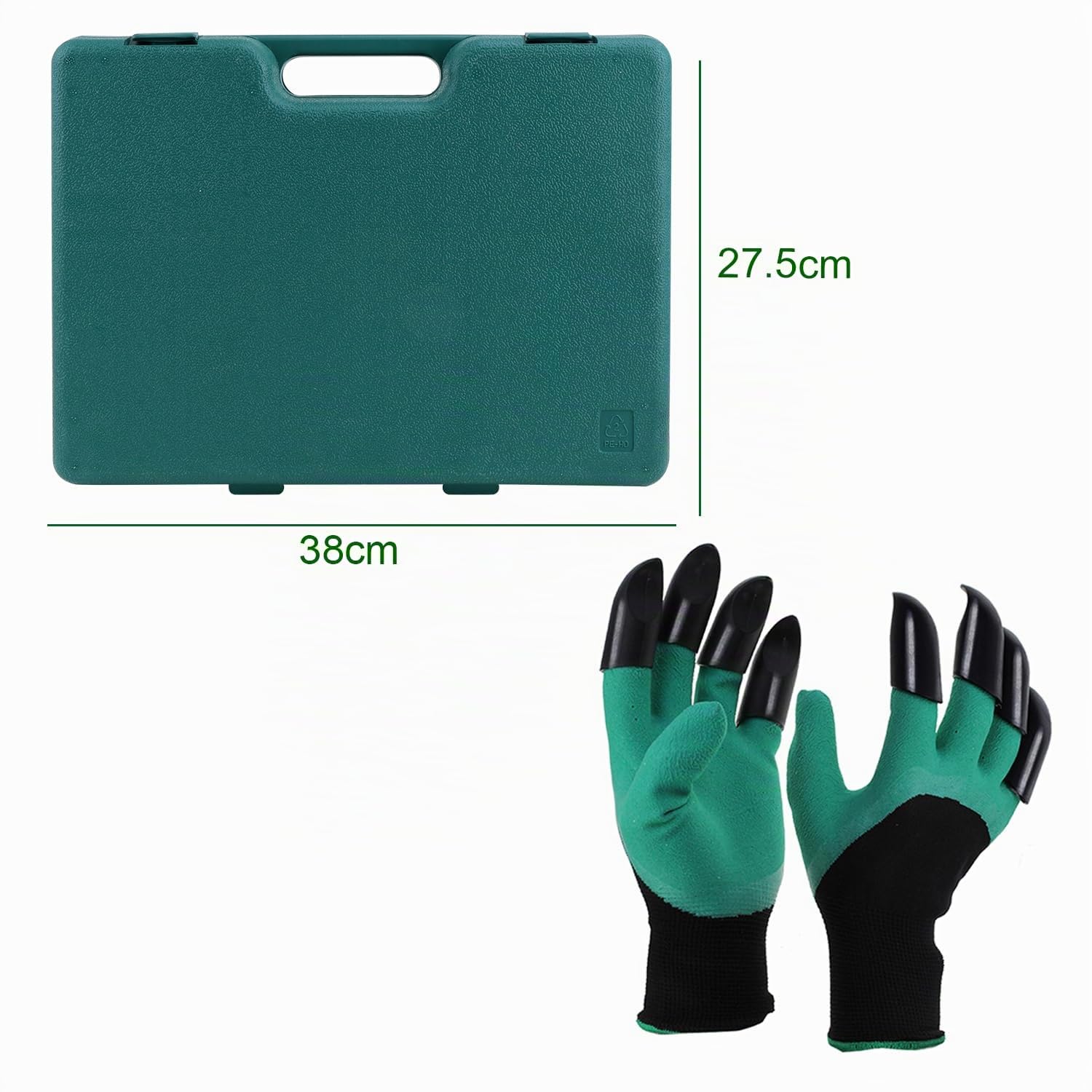 11PCS Kit di Attrezzi da Giardinaggio con i Guanti da Giardinaggio, Set di Attrezzi da Giardino con Custodia per Il Trasporto, Regalo da Giardino per Donna, Genitori, Giardinier