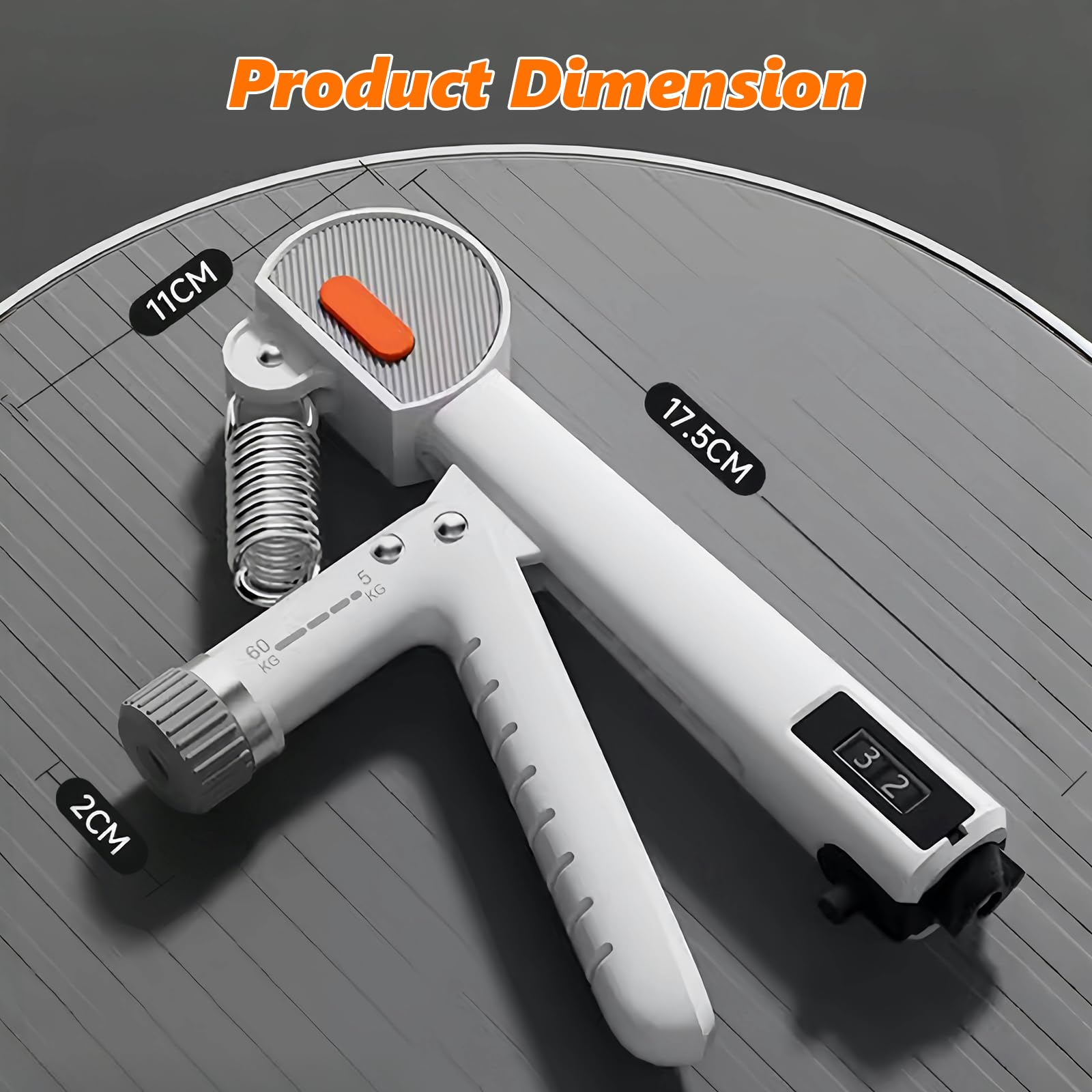 Hand Grip - Hand Grip Musculation - Appareil Musculation - Réglable 5-60kg - pour Athlètes et Exercices de Récupération de la Main - Sport Hand Grip - Hand Grip Musculation - Appareil Musculation - Réglable 5-60kg - pour Athlètes et Exercices de Récupération de la Main - Sport