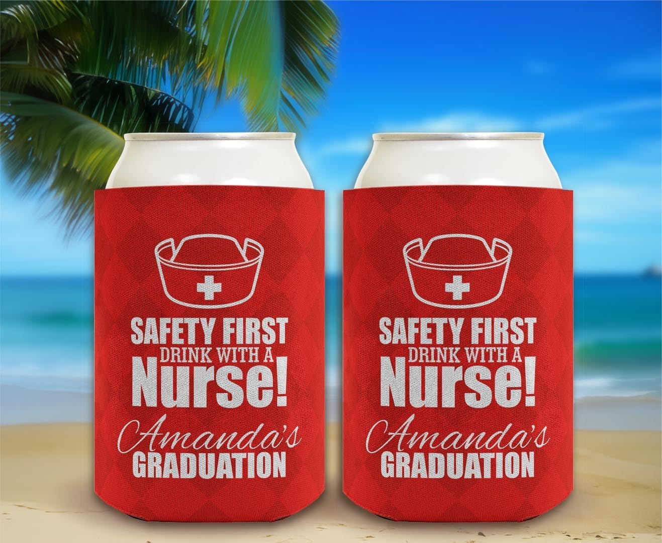 Graduation Gifts Nurse's Name Graduation 24-Pack Personalized Can Drink Thermocoolers Party Pack